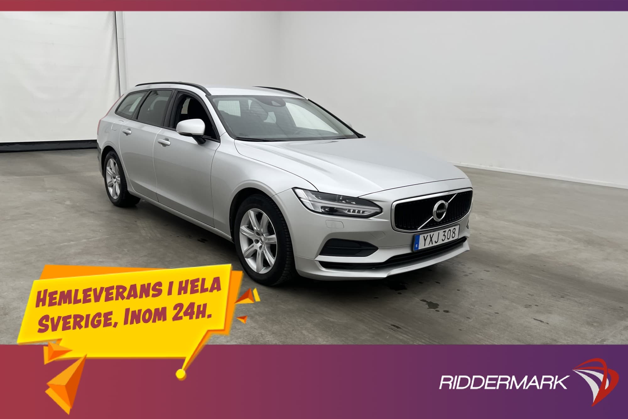 Volvo V90 D4 AWD 190hk VOC Värmare Dragkrok Adaptiv