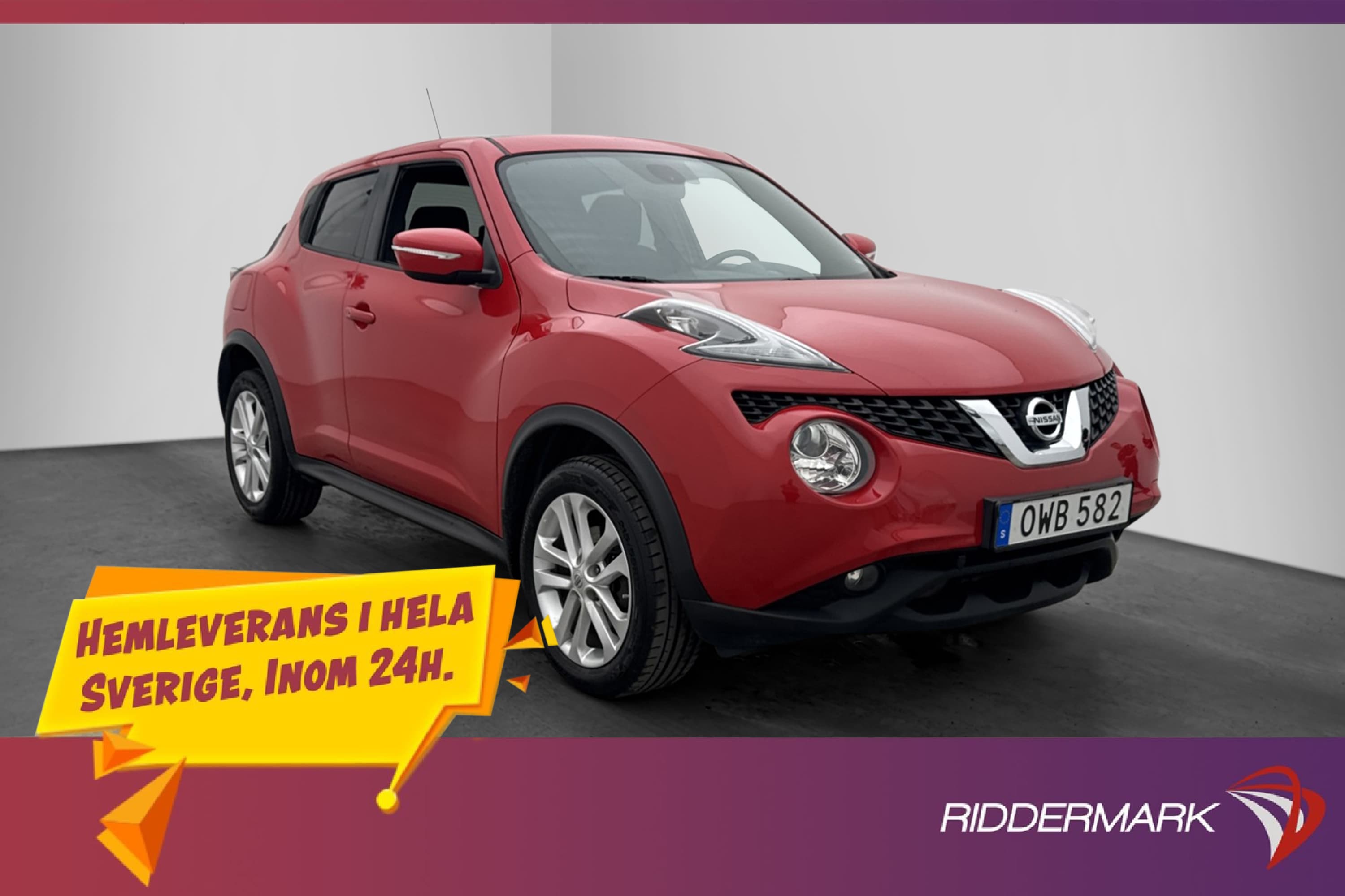 Nissan Juke 1.6 117hk Panorama M/K-Värmare Kamera Navi