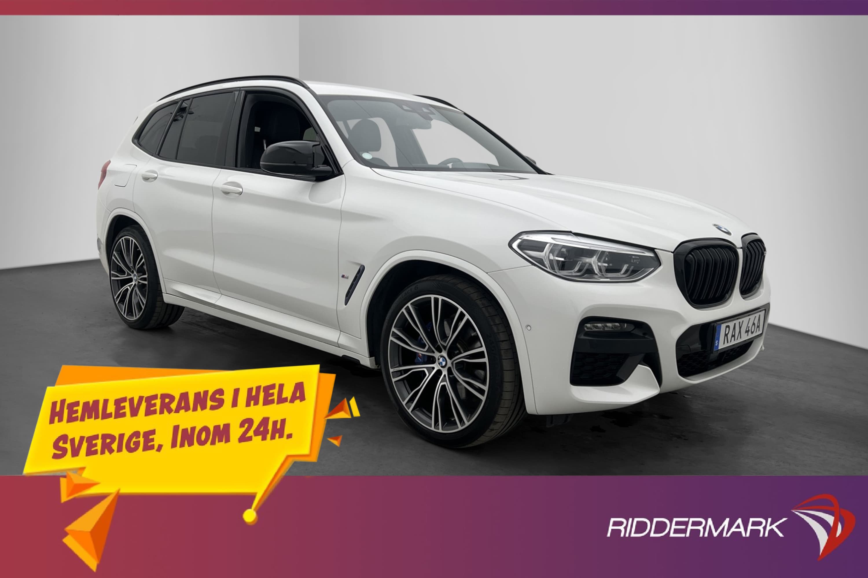 BMW X3 xDrive30e 292hk M Sport HiFi Kamera Navi Dragkrok