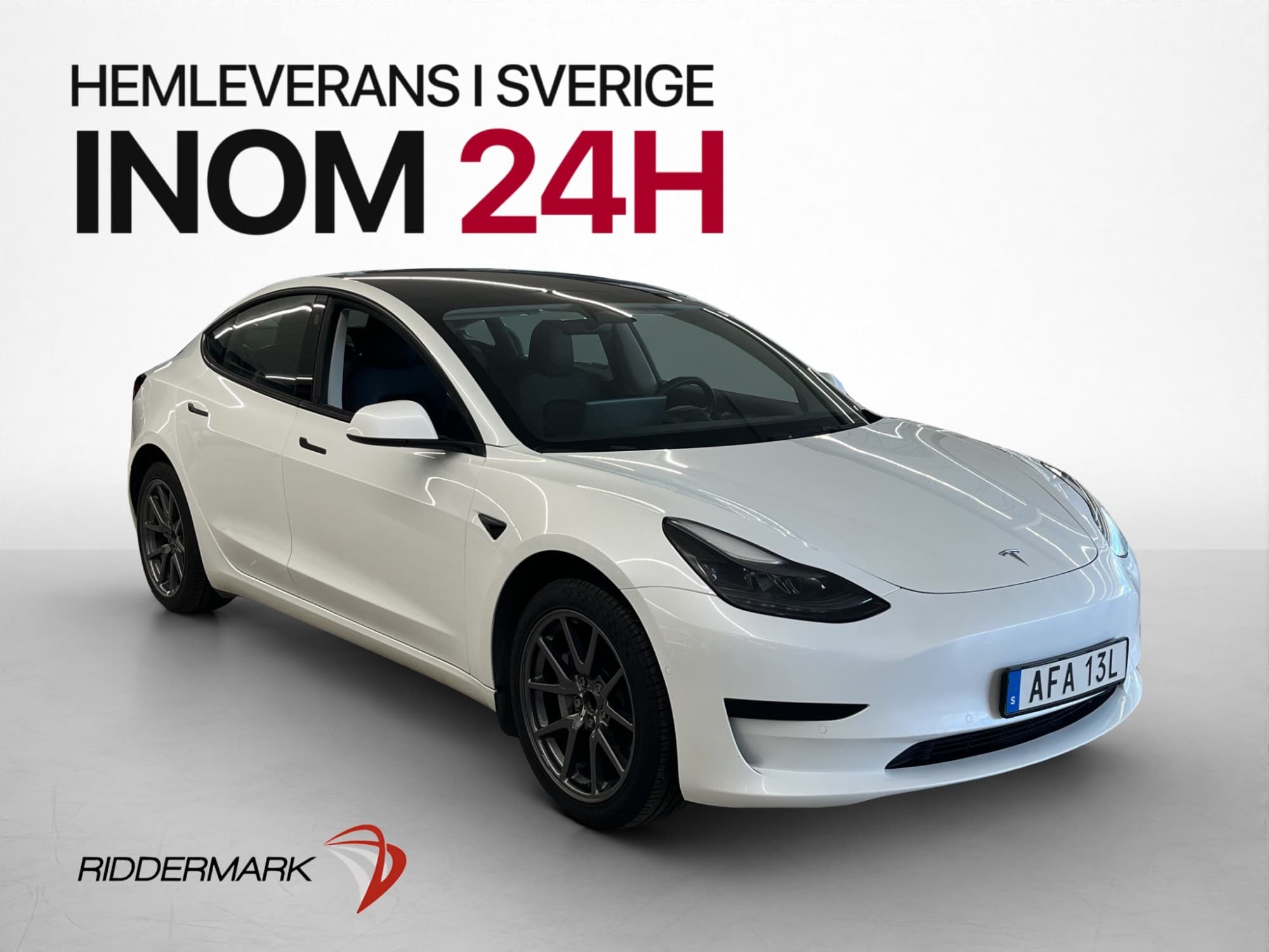 Tesla Model 3 Standard Range Autopilot Svensksåld MOMS