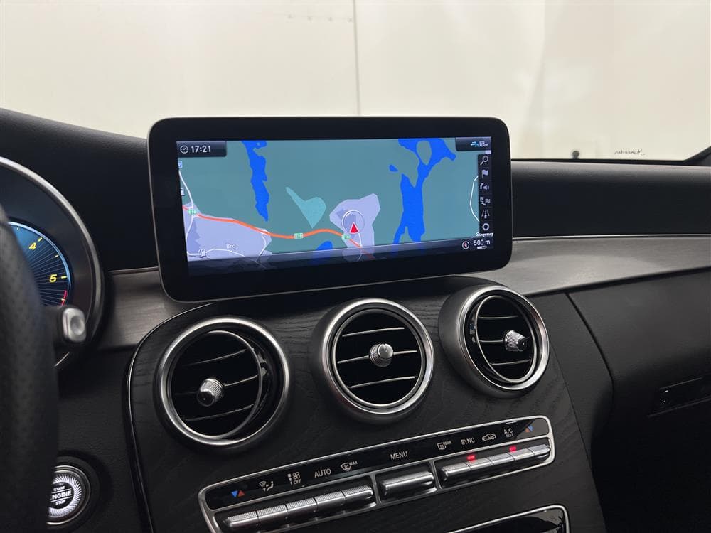Mercedes-Benz C 220d 194hk    AMG Pano Burmester Cockpit 360interiör