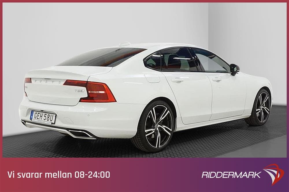 Volvo S90 T5 250hk R-Design B-Kamera B-Värm VOC Navi Blisexteriör
