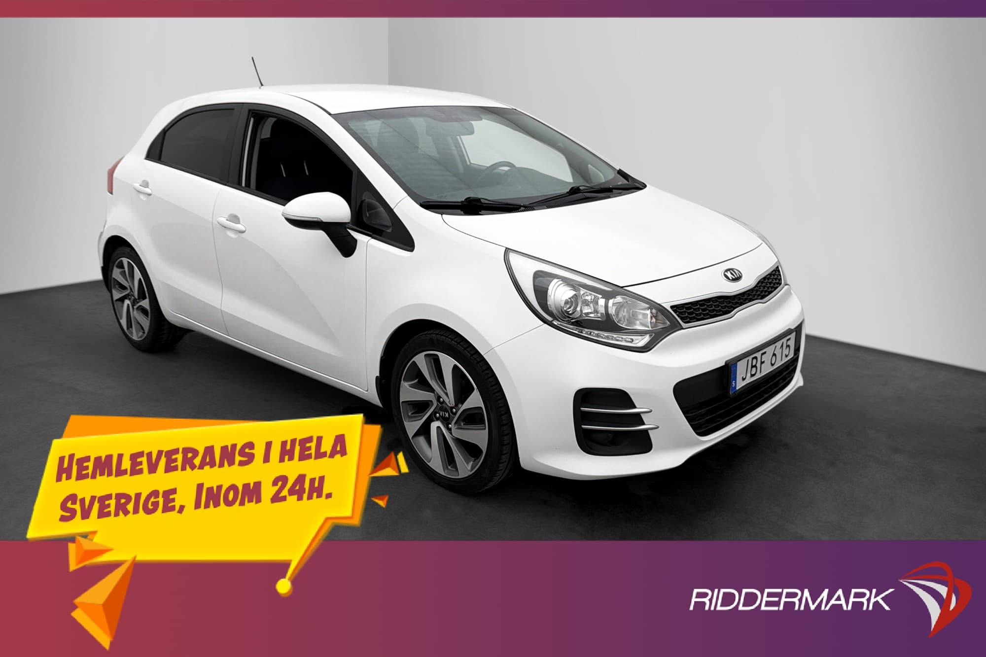 Kia Rio 1.2 84hk GLS Navi Rattvärme P-Sensorer 2-Brukare