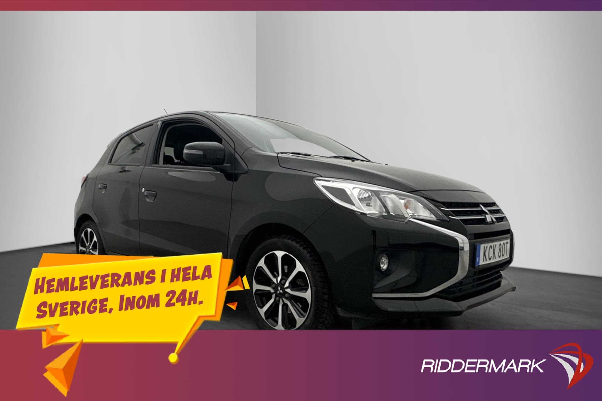 Mitsubishi Space Star 1.2 71hk Kamera Halvskinn Farthållare