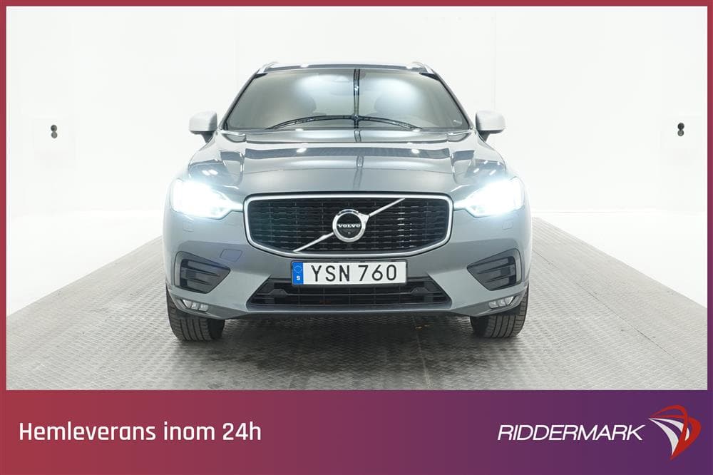 Volvo XC60 D4 AWD 190hk R-Design VOC Värmare 360° Navi Drag