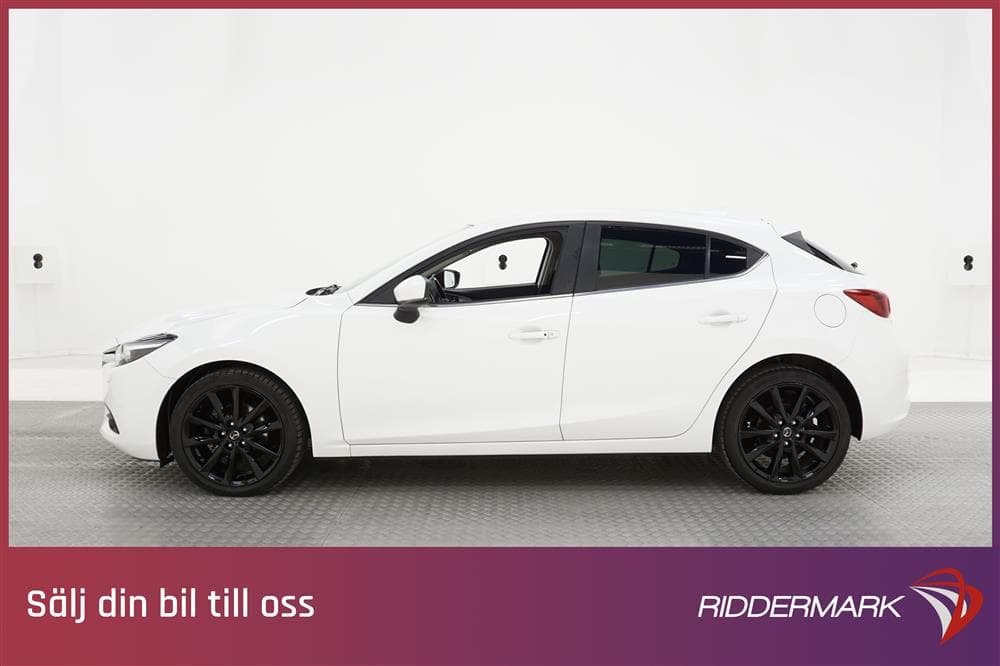Mazda 3 2.2 DE 150hk Navi B-Kam PDC Keyless 0,36L/mil