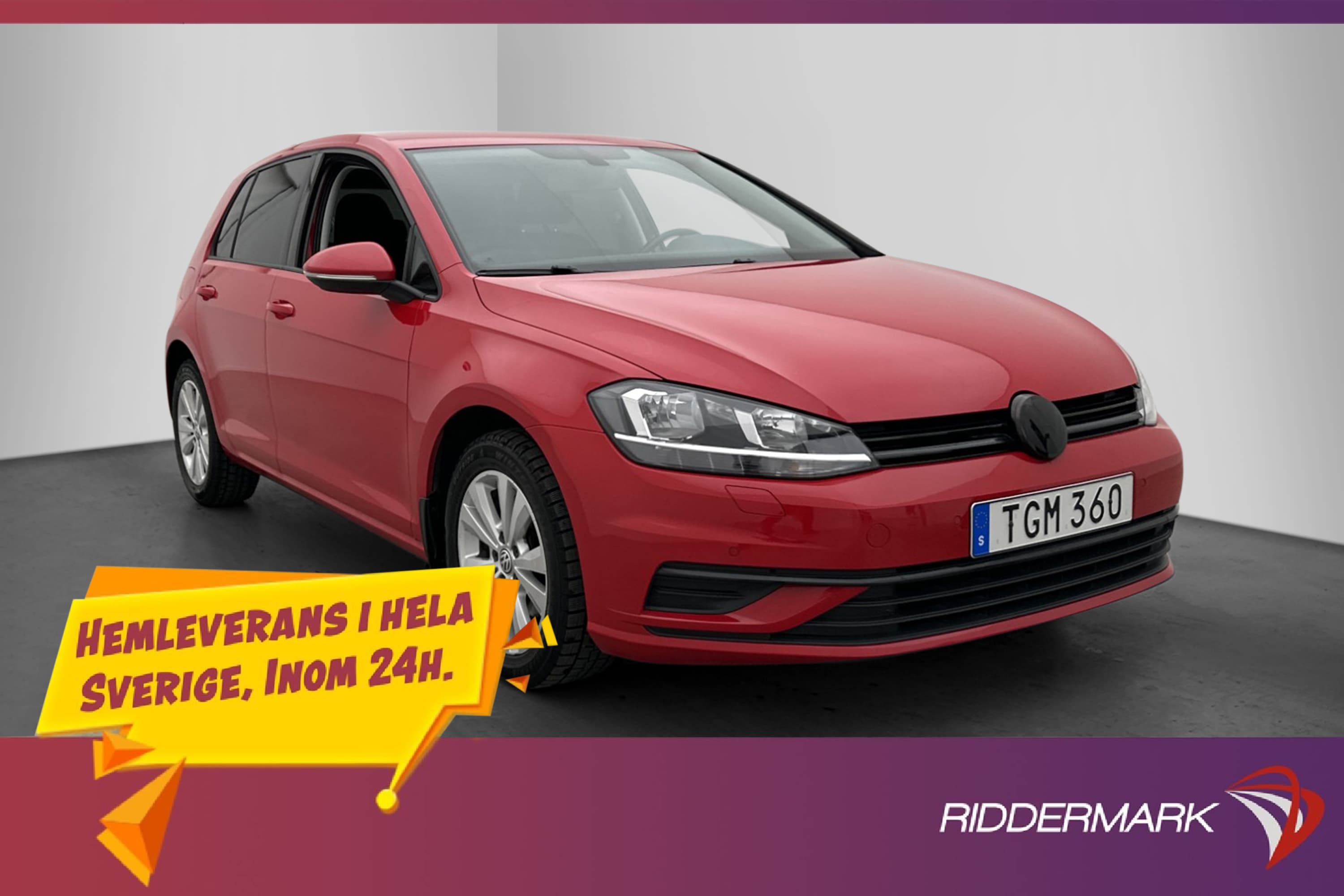 Volkswagen Golf TDI 116hk CarPlay P-Sensorer Adaptiv-Fart