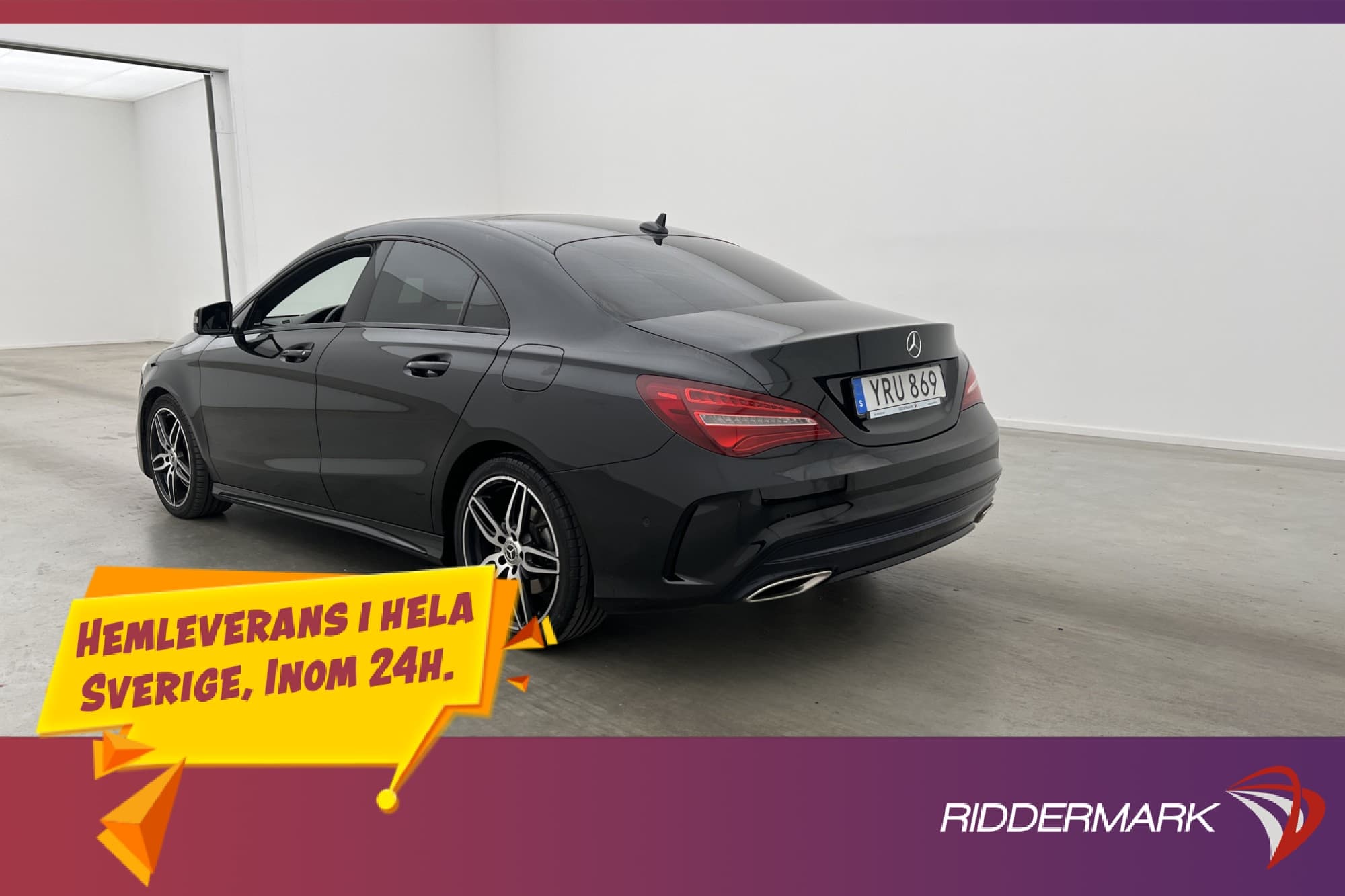 Mercedes-Benz CLA 220 d Coupé 4M AMG Värm Pano H/K Kamera