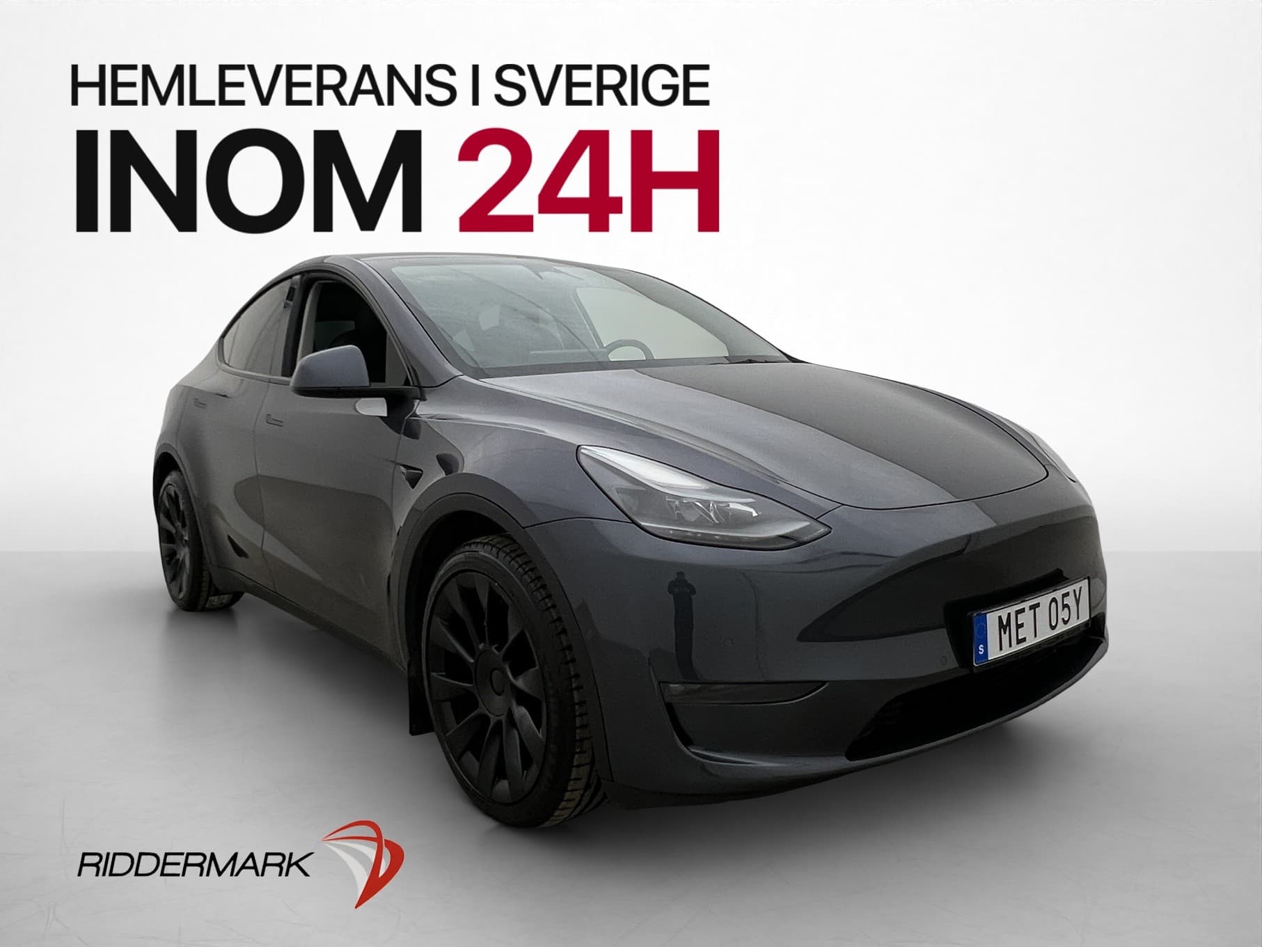 Tesla Model Y Long Range AWD Uppgraderad AP Svensksåld