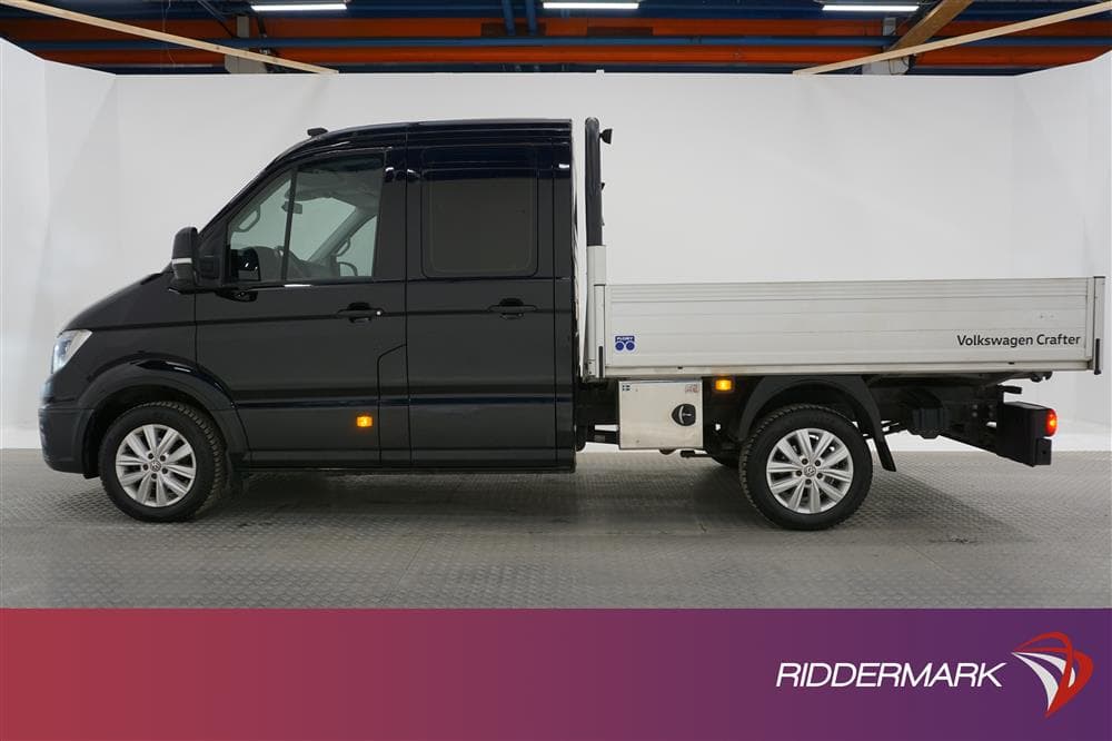 Volkswagen Crafter 2.0TDI Aut 4M 177hk Flakbil Värmare Moms