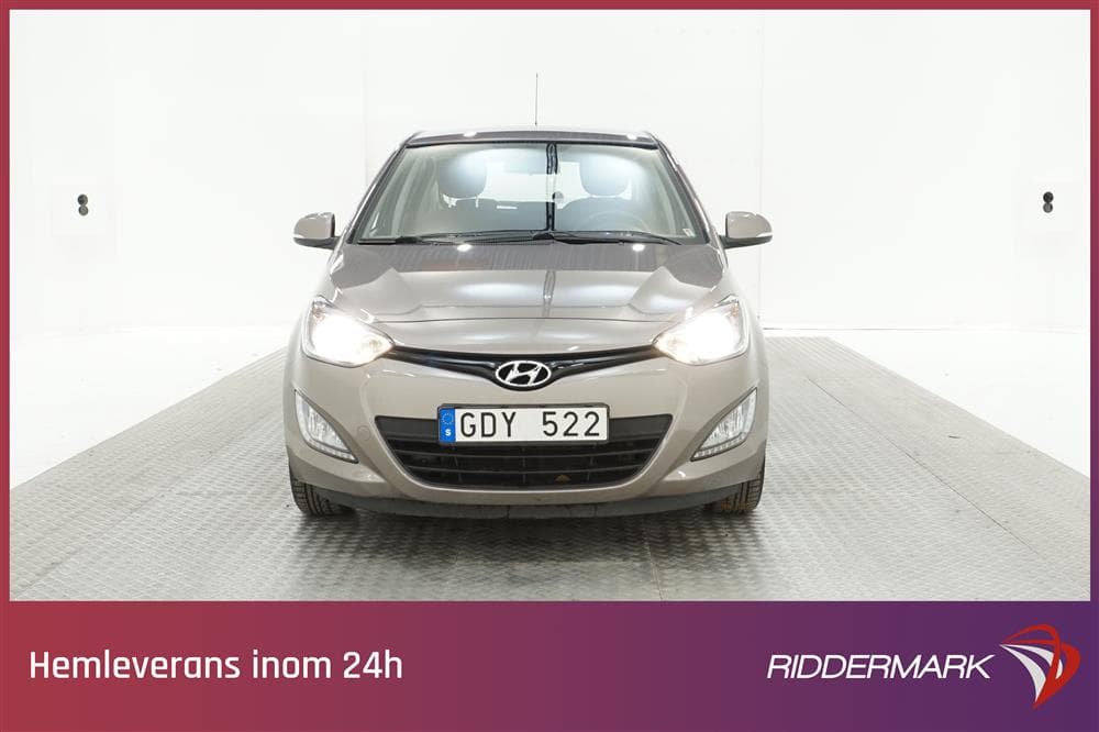Hyundai i20 1.4 100hk Automat P-sensor 1 brukare 0,61l/mil