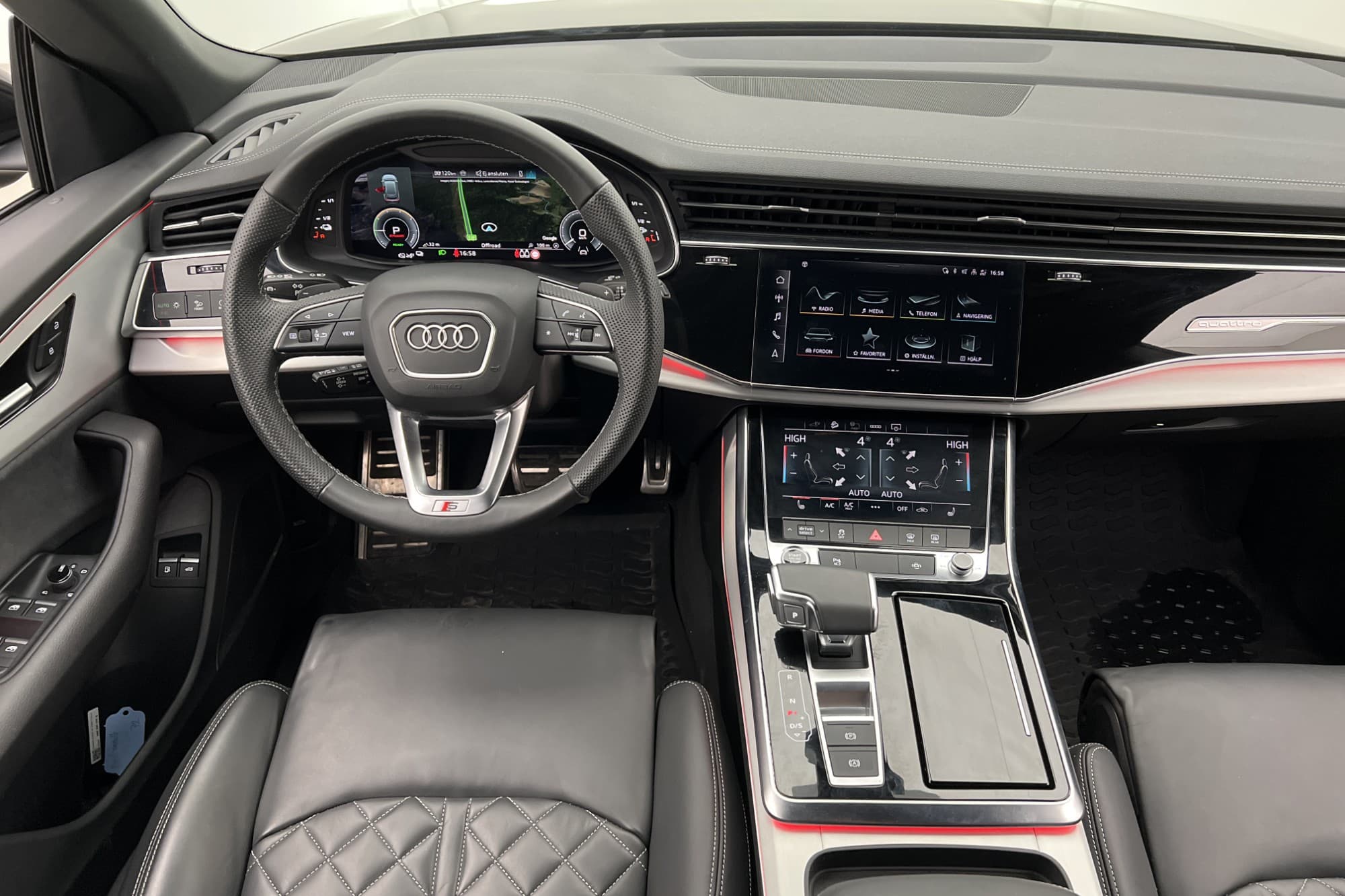 Audi Q8 60 TFSI e Q 462hk S-Line B&O Luft Matrix Drag MOMS
