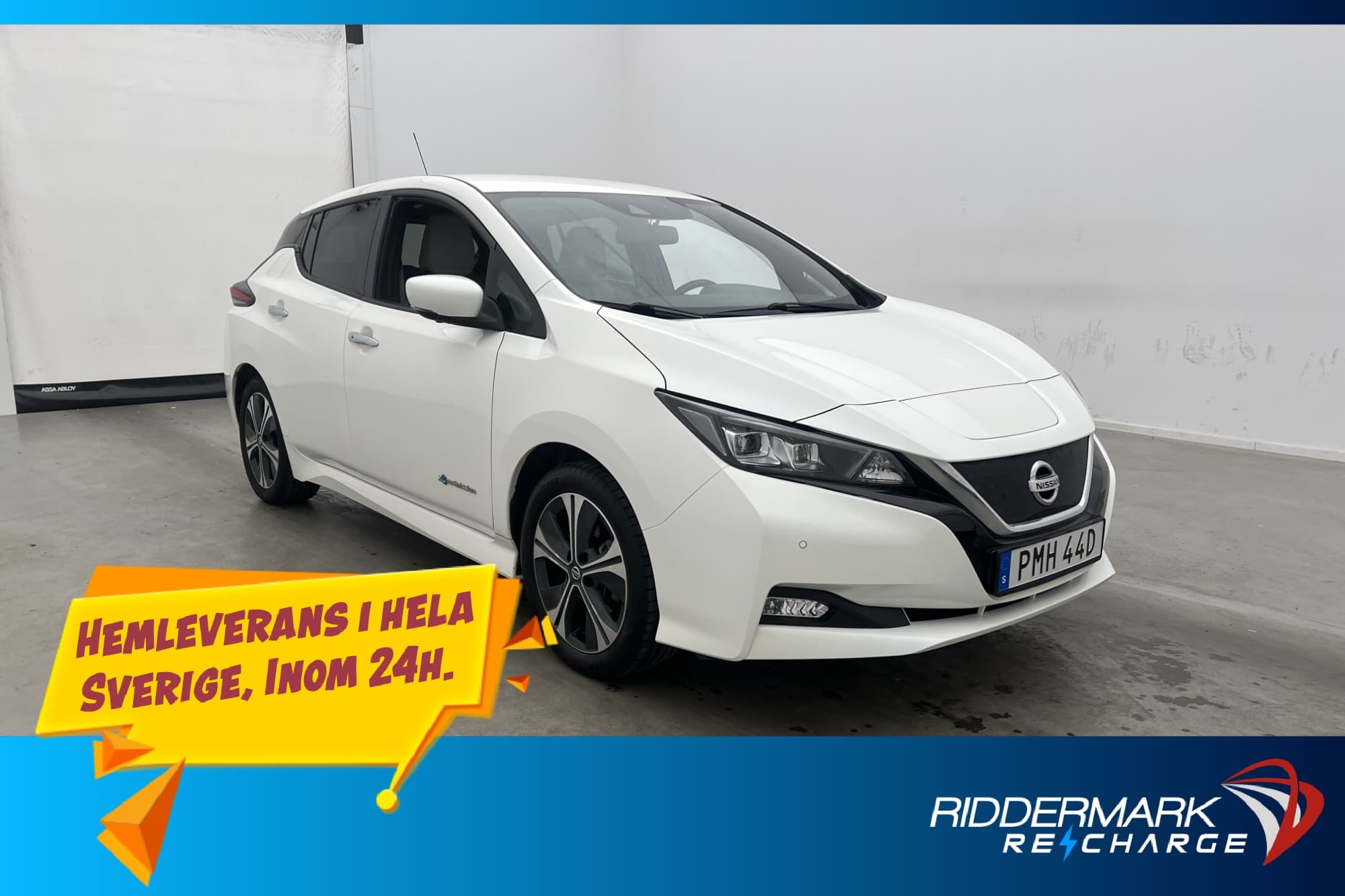 Nissan Leaf 40 kWh 150hk Tekna BOSE 360° Skinn Rattvärm MOMS