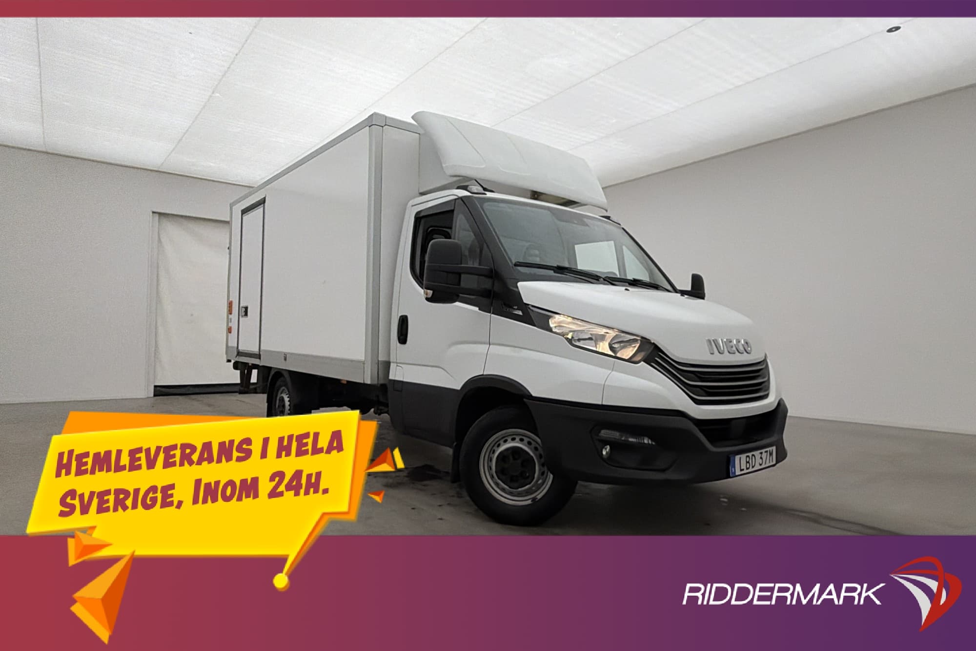 Iveco Daily 35-140 2.3JTD Bakgavellyft Värmare Sidodörr Moms