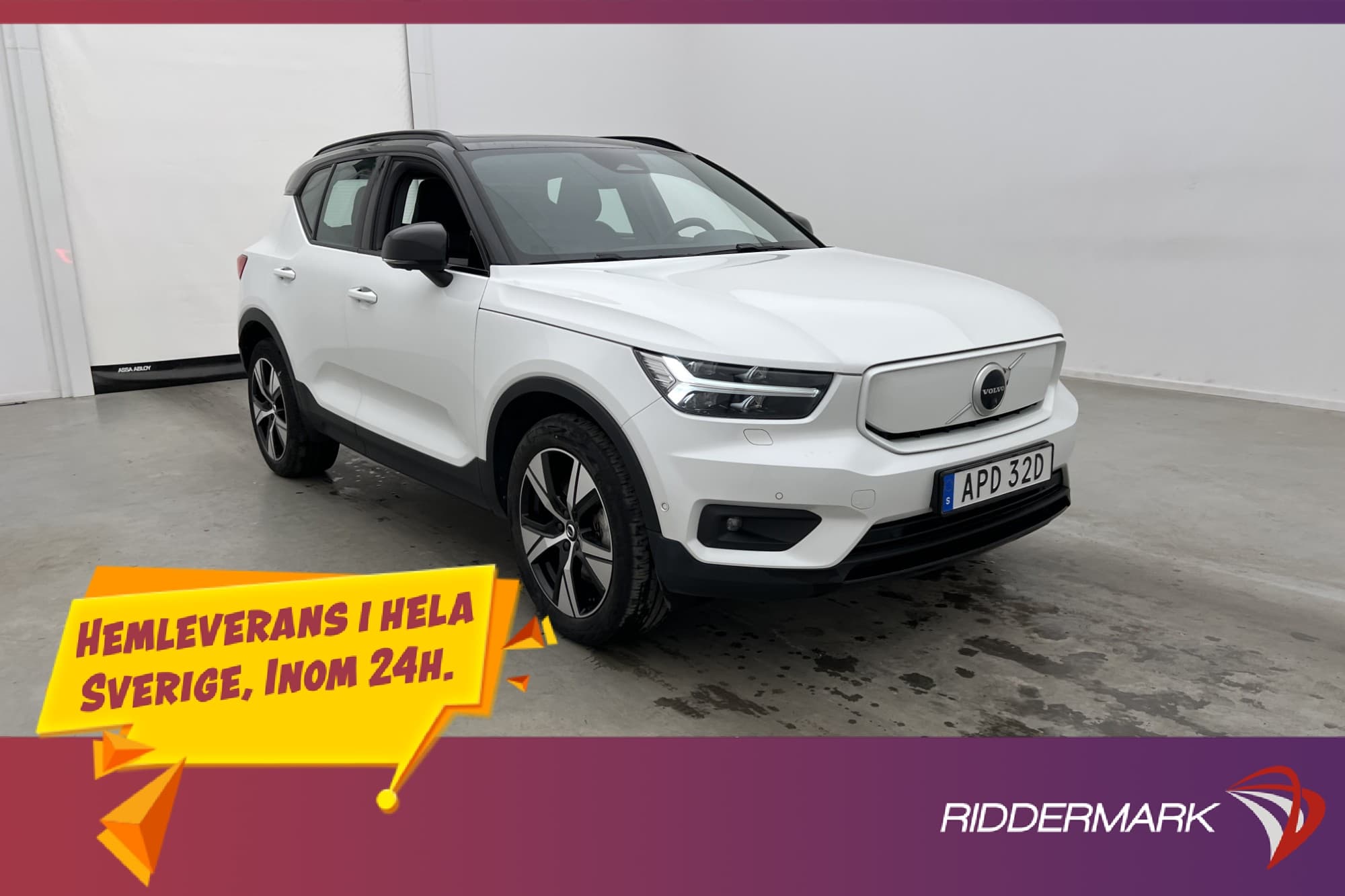 Volvo XC40 P8 AWD Recharge PRO H/K BLIS Pano 360 Värmepump