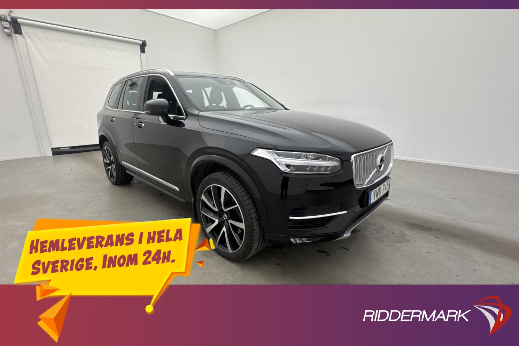 Volvo XC90 D4 AWD Inscription 7-sits HUD Kamera VOC Värmare
