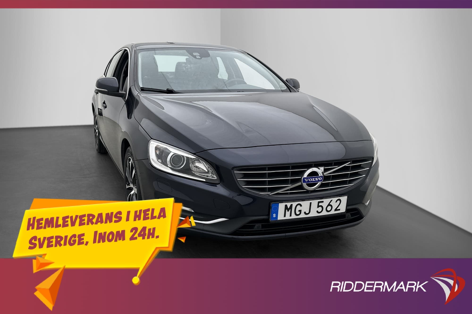 Volvo S60 D4 Summum Värmare Skinn Navi VOC Kamrem-Bytt