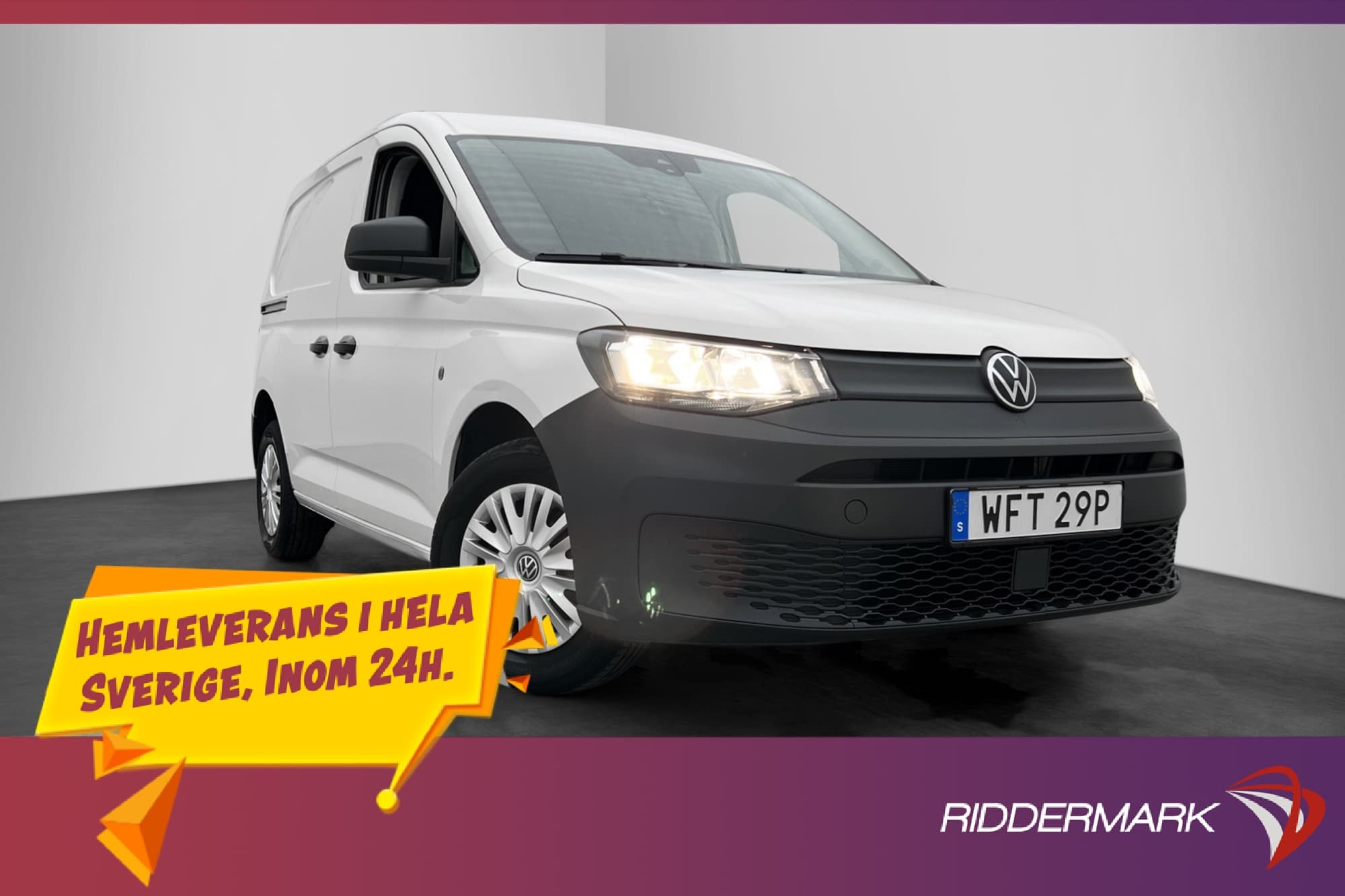 Volkswagen Caddy Cargo 2.0TDI Värmare PDC Farthållare Moms