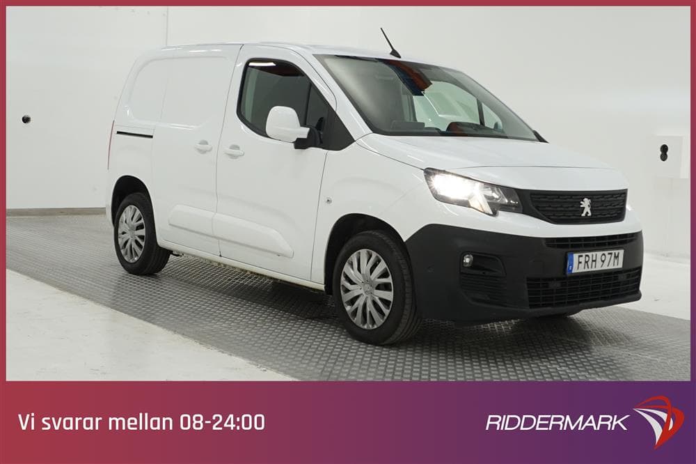 Peugeot Partner 1.5 HDI Aut Eu6 130hk Värmare Moms