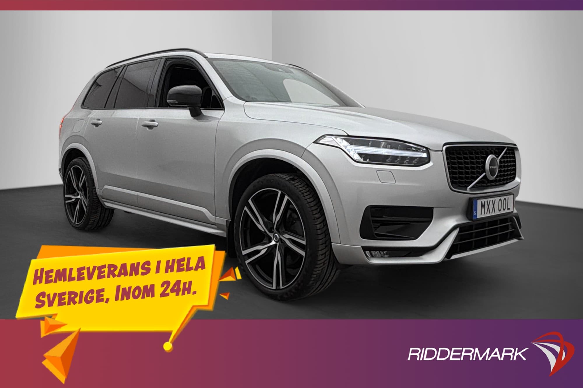 Volvo XC90 B5 AWD R-Design 7-Sits Pano H/K VOC Drag Massage