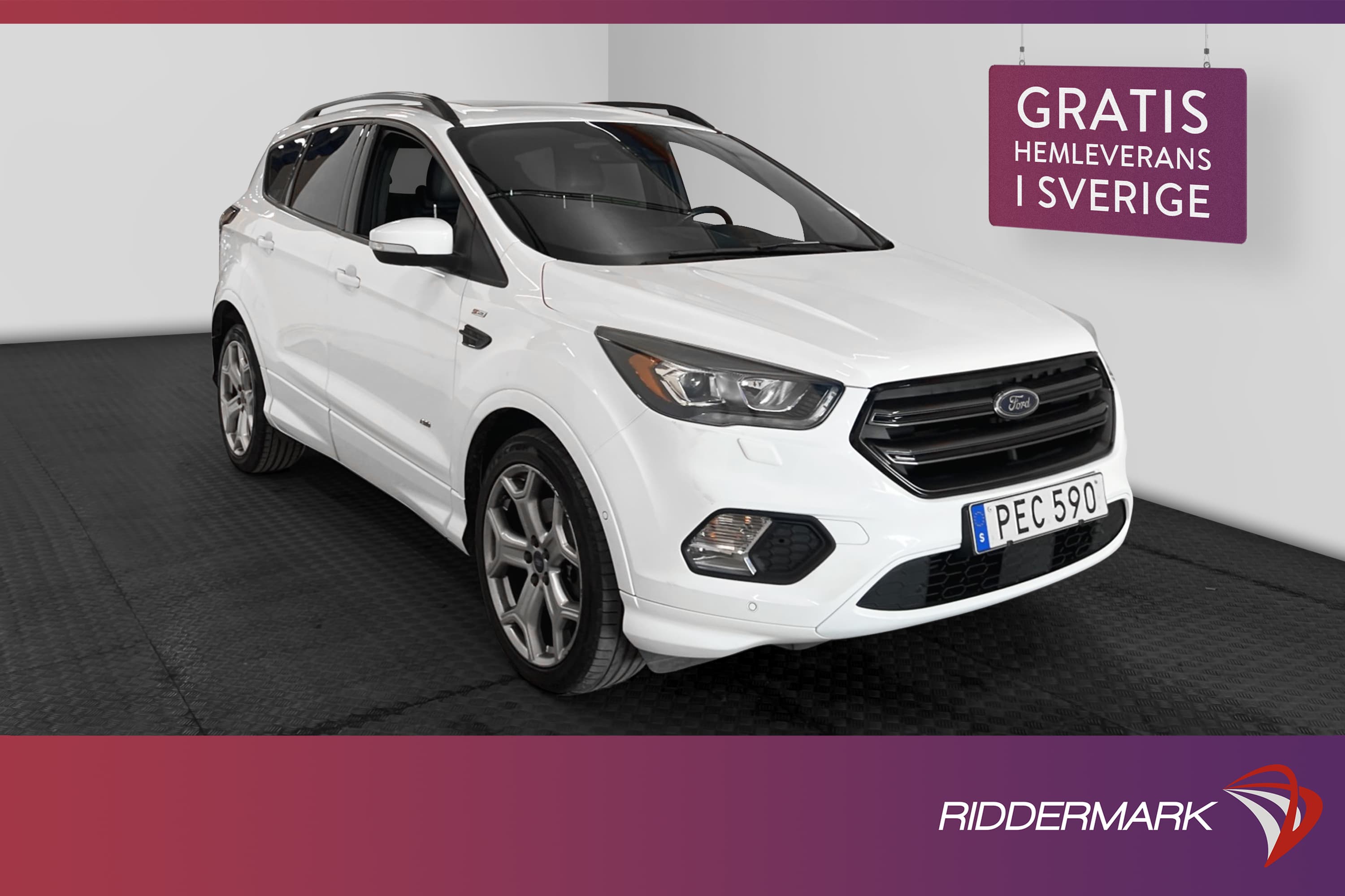 Ford Kuga 2.0 AWD 180hk ST-Line Pano SONY B-kam Drag Carplay