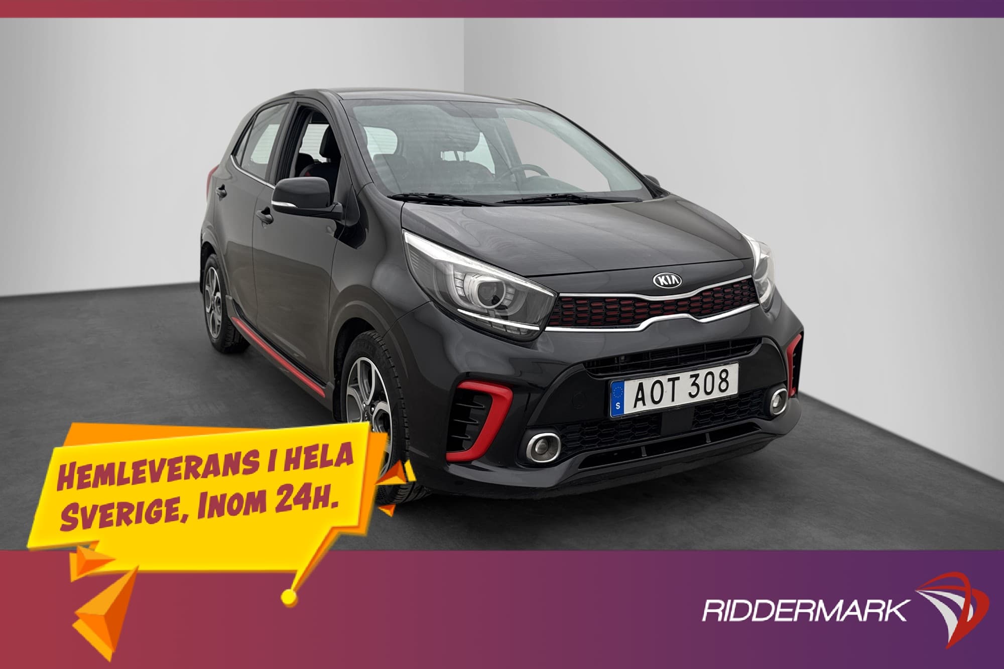 Kia Picanto 1.0 T-GDI GT-Line B-Kamera Skinn 0.48l/mil