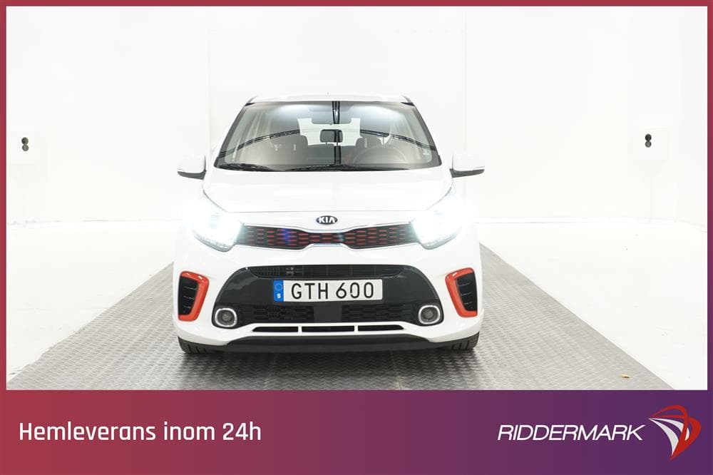 Kia Picanto 1.0 T-GDi 100hk GT-Line Kamera Välserv 0,51l/mil