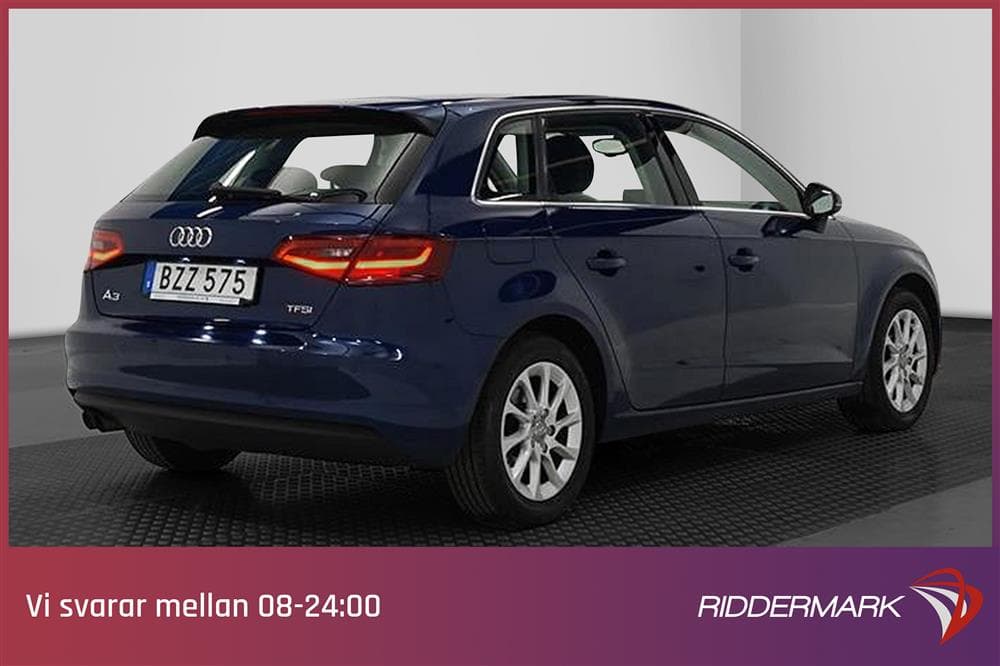 Audi A3 1.4 TFSI Sportback P-sensor Låg skatt 0,5L/Milexteriör