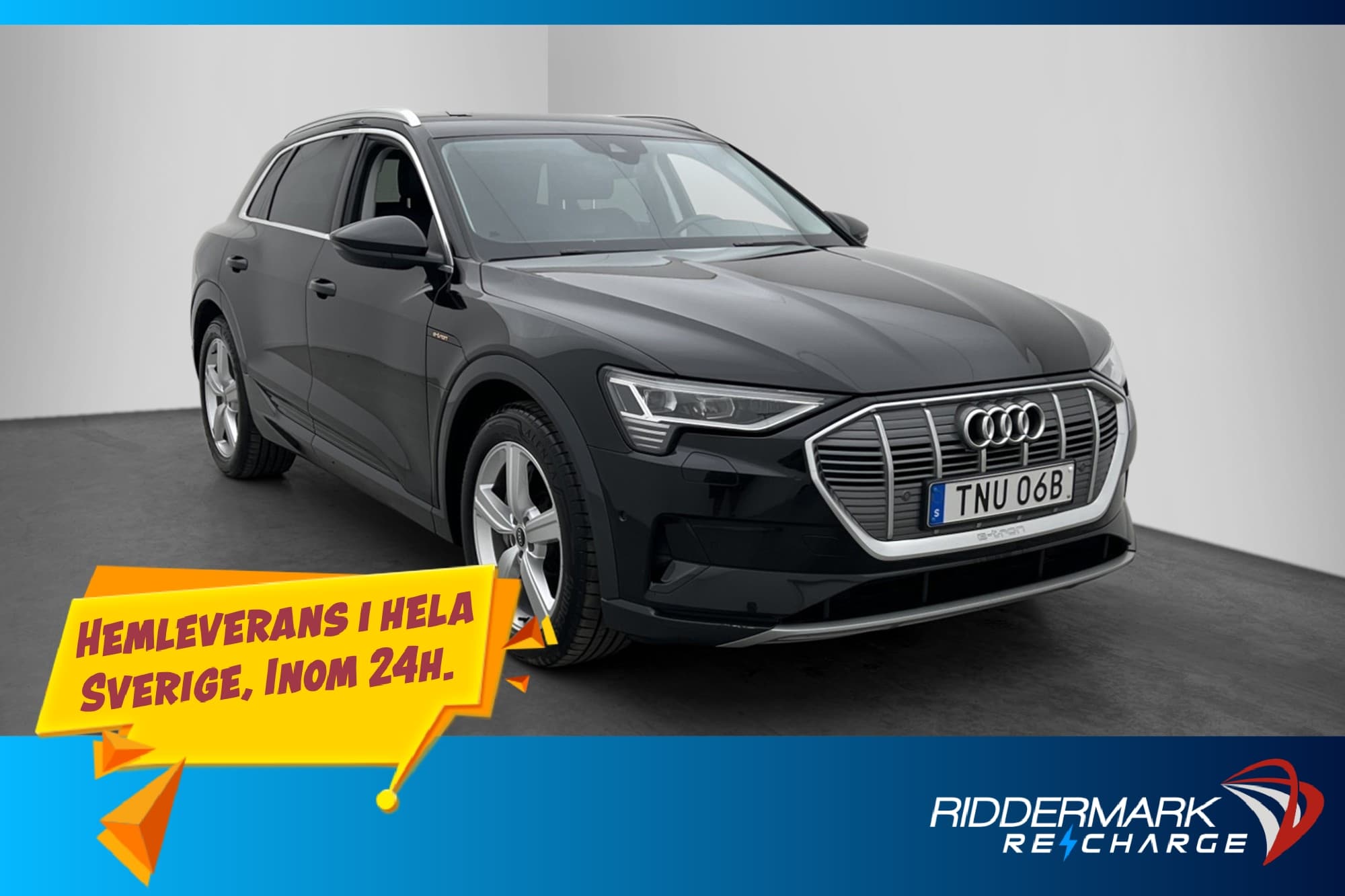 Audi E-tron 55 Q Proline Luftfjädring Kamera Skinn MOMS