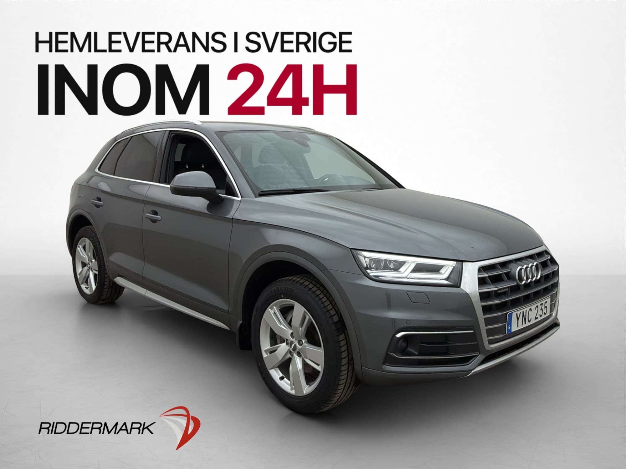 Audi Q5 2.0 TFSI Q Cockpit Skinn Värmare Drag CarPlay 252hk 