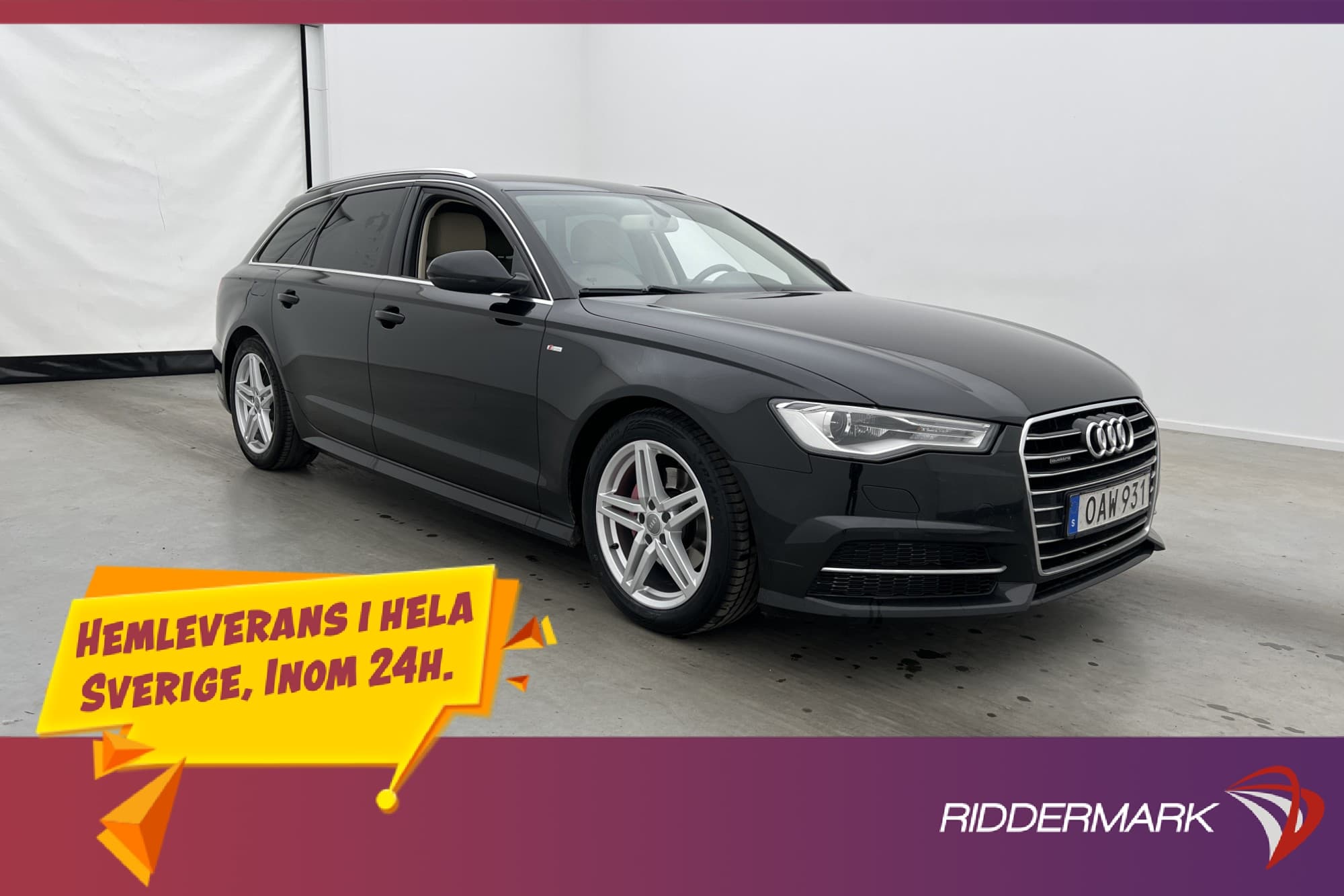 Audi A6 TDI Quattro 190hk
