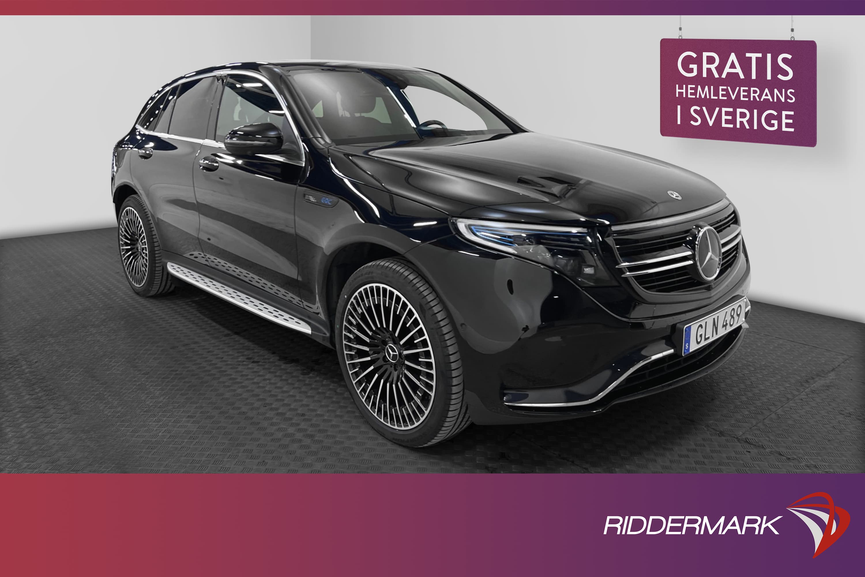 Mercedes-Benz EQC 400 4M 408hk AMG Pano Burm HUD 360° Drag