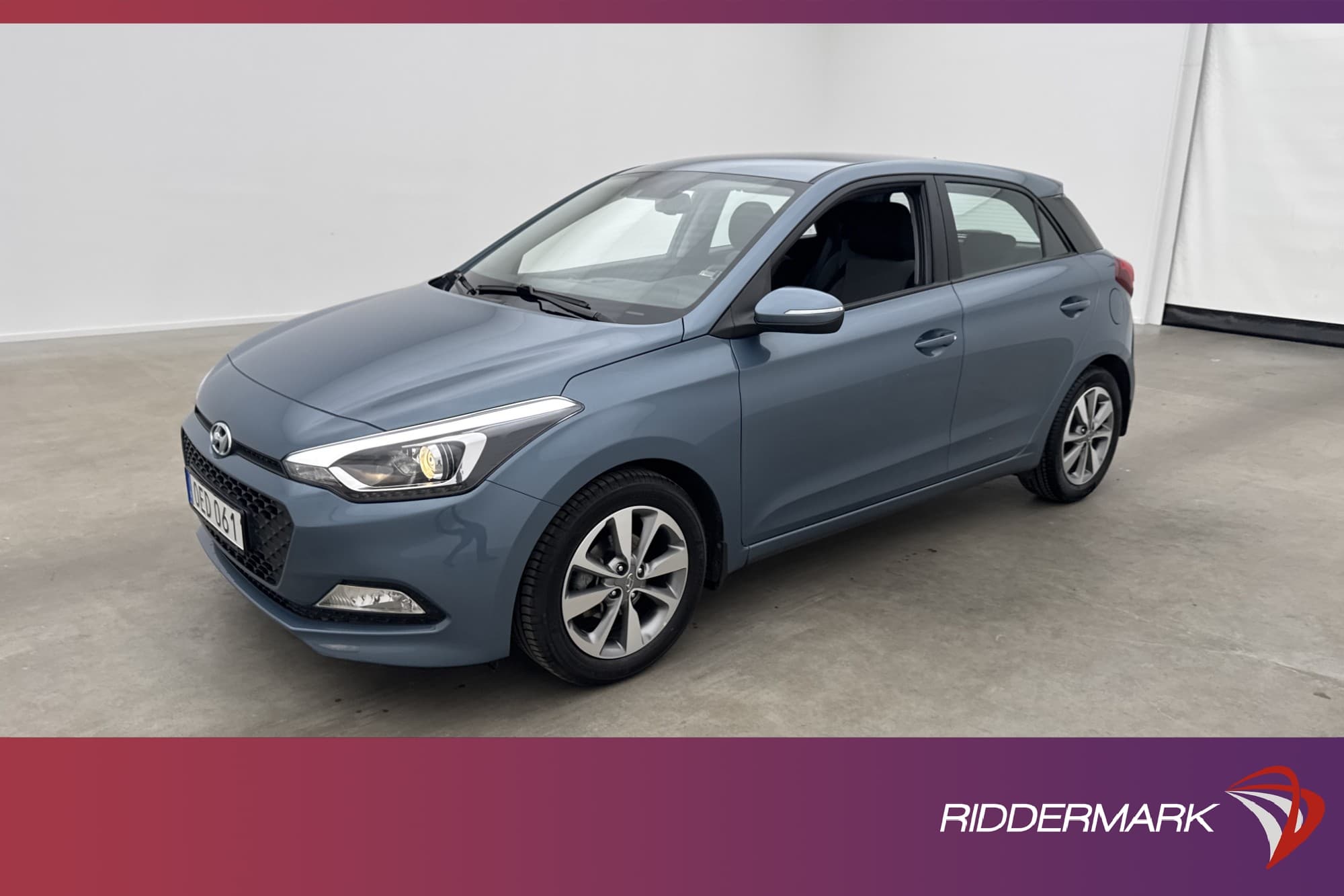 Hyundai i20 84hk Sensorer Rattvärme Farthållare Bluetooth