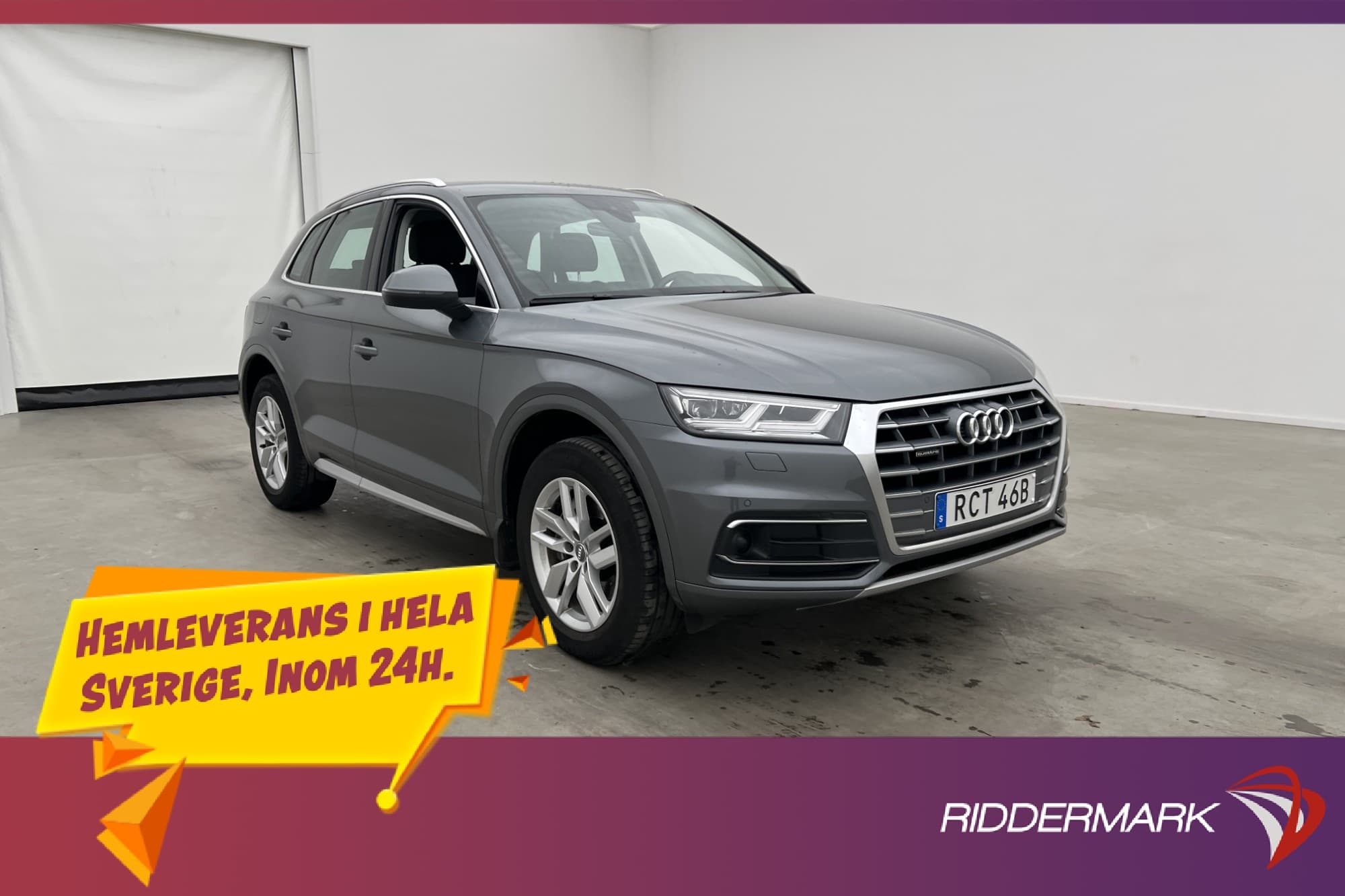 Audi Q5 40 TDI Quattro Proline Värmare Sensorer Keyless Drag