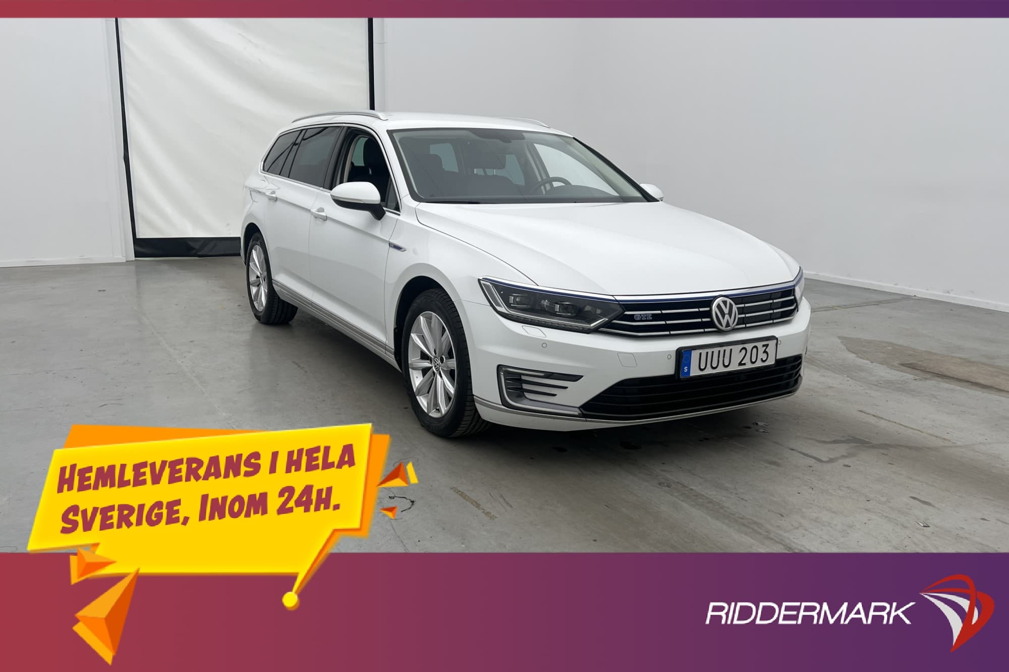 Volkswagen Passat GTE Värmare Drag Kamera CarPlay