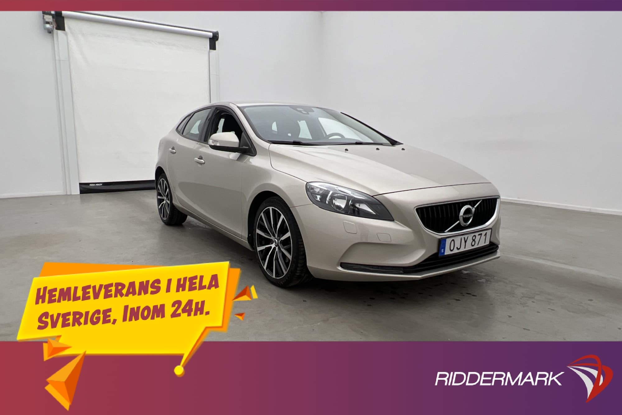 Volvo V40 T2 122hk Kinetic Sensorer Farthållare 0.55 l/mil