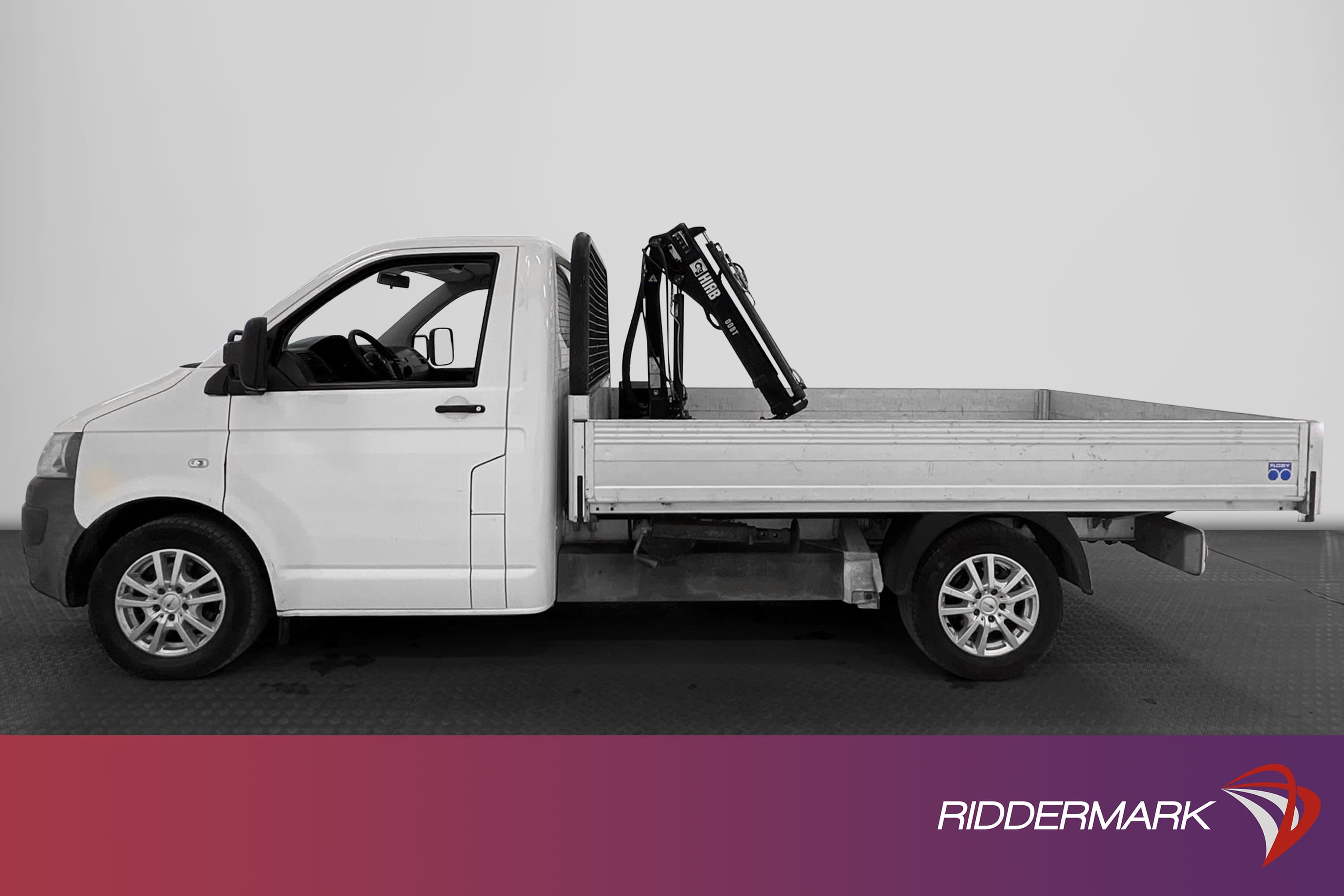 Volkswagen Transporter 2.0TDI Kranbil Dragkrok Flakbil Moms