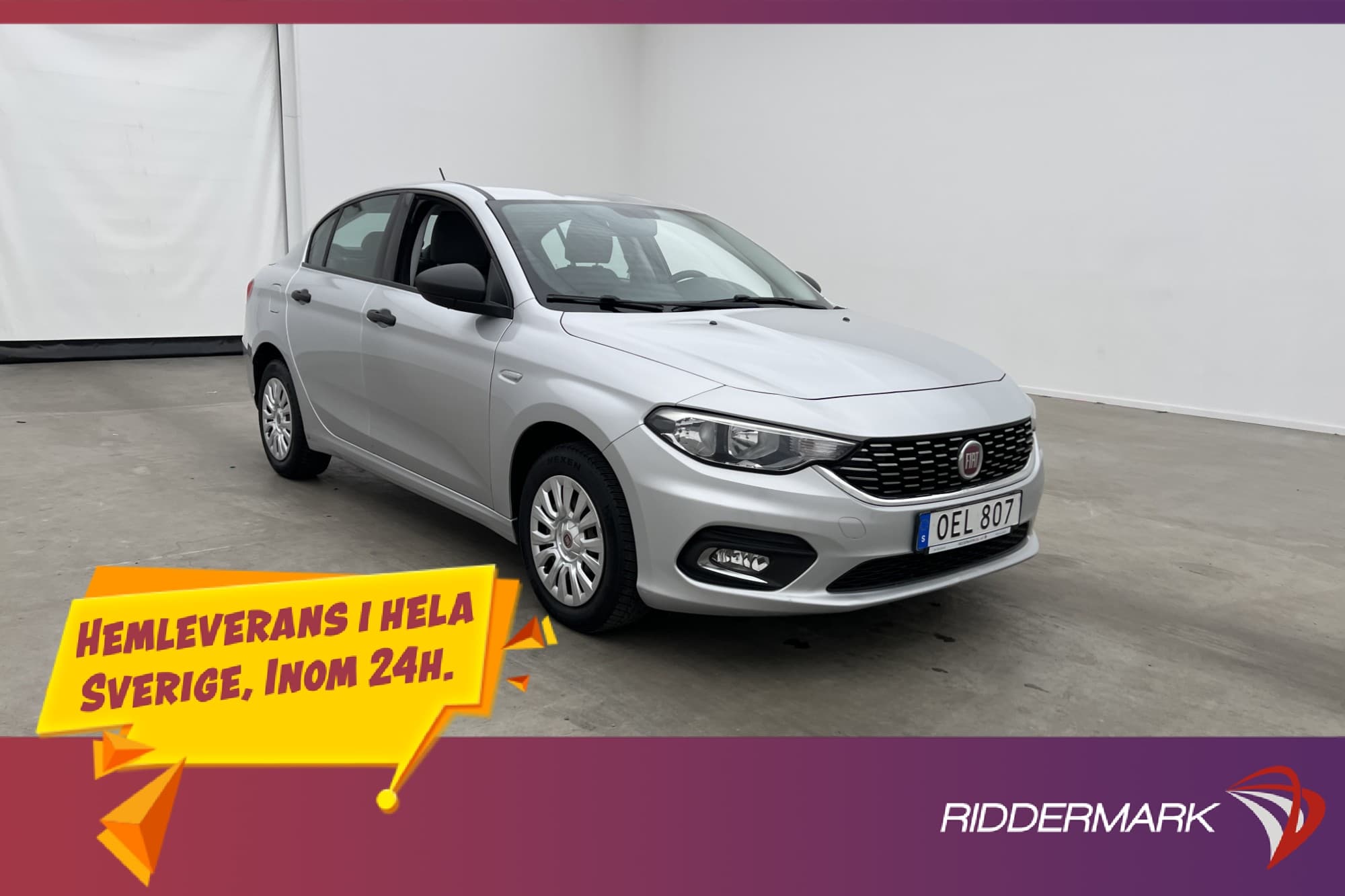 Fiat Tipo Sedan 1.6 E.Torq 110hk 1130kr Årsskatt 0,63L/mil