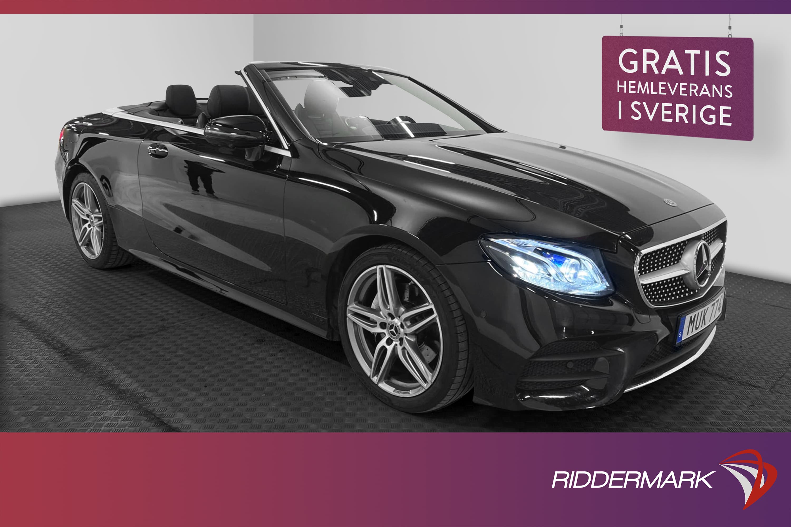 Mercedes-Benz E 200 Cab 9G 184hk AMG Widescreen 360° Burmest