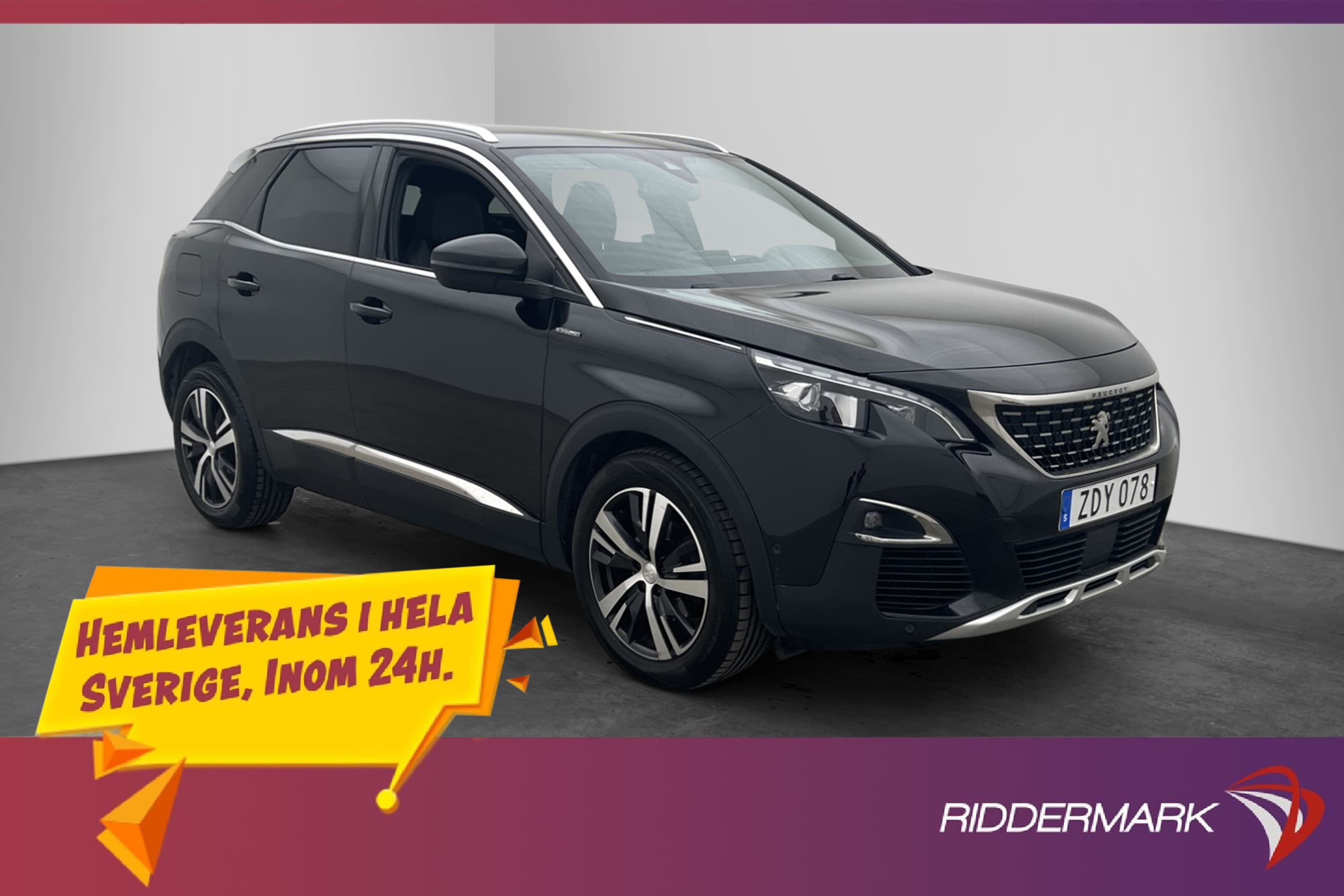 Peugeot 3008 1.6 BlueHDi 120hk GT-Line CarPlay P-Sensorer