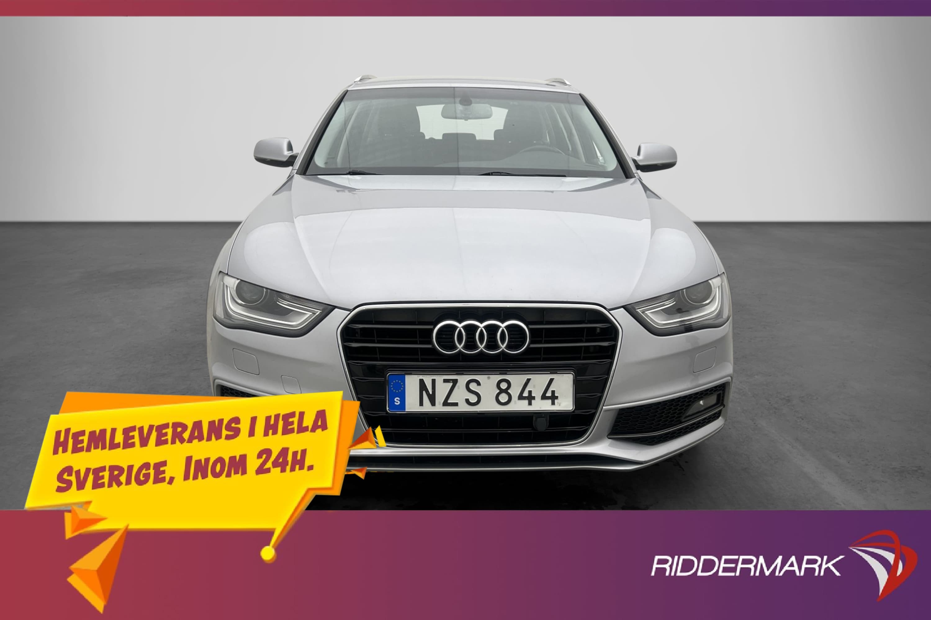 Audi A4 Avant TDI 150hk S-Line Dragkrok Sensorer Farthållare