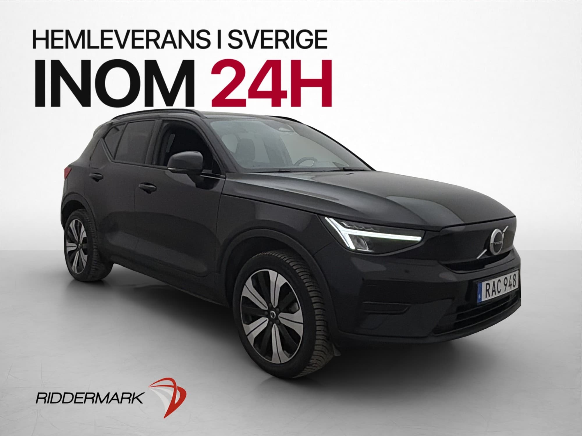 Volvo XC40 Recharge Twin motor AWD Värmare Drag MOMS