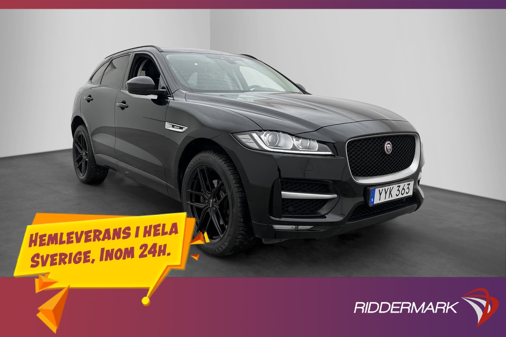 Jaguar F-Pace AWD 180hk R-Sport B-Kamera Navi 0.59l/mil