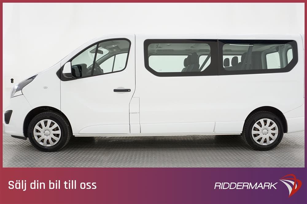 Opel Vivaro Kombi 1.6 125hk Eu6 Lång 9-sits Drag Moms