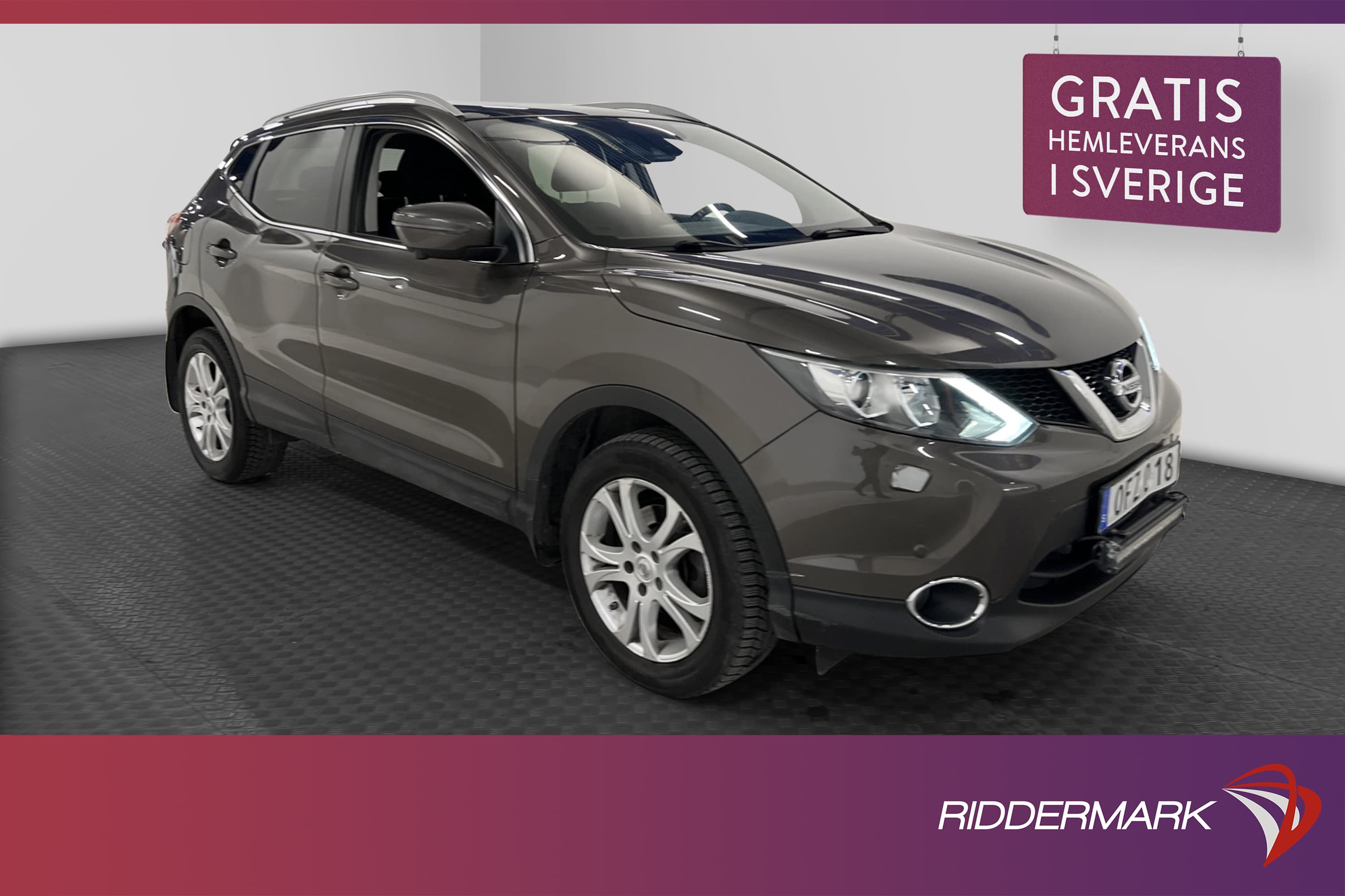Nissan Qashqai DIG-T 115hk N-Connecta Pano 360° GPS LED-ramp