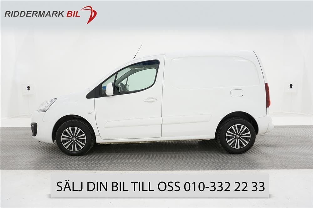 Peugeot Partner Pro-Pack 1.6 BlueHDI 100hk Aut Nyserv Moms