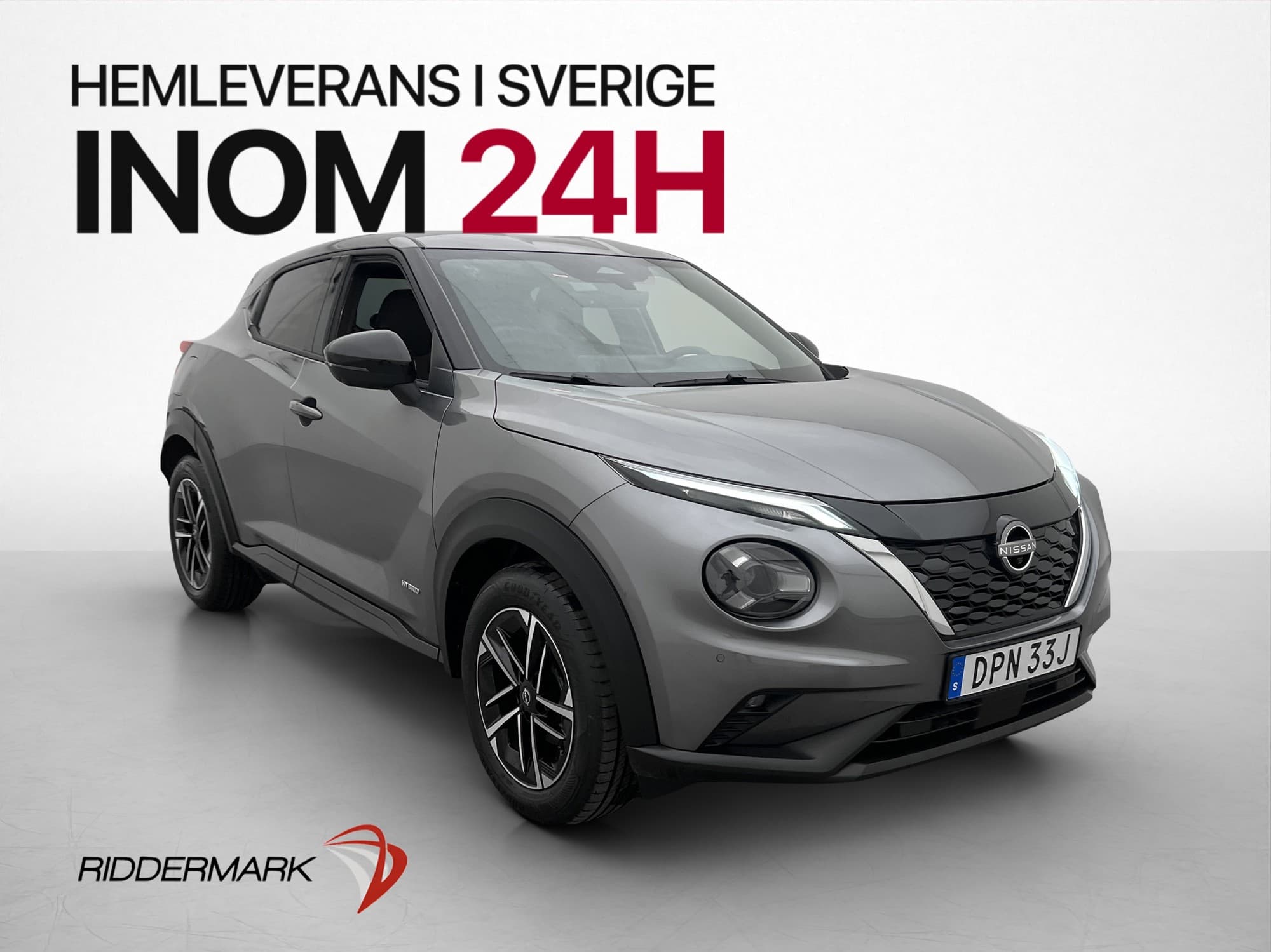 Nissan Juke Hybrid 143hk CarPlay 360° Navi Adaptiv Sensorer