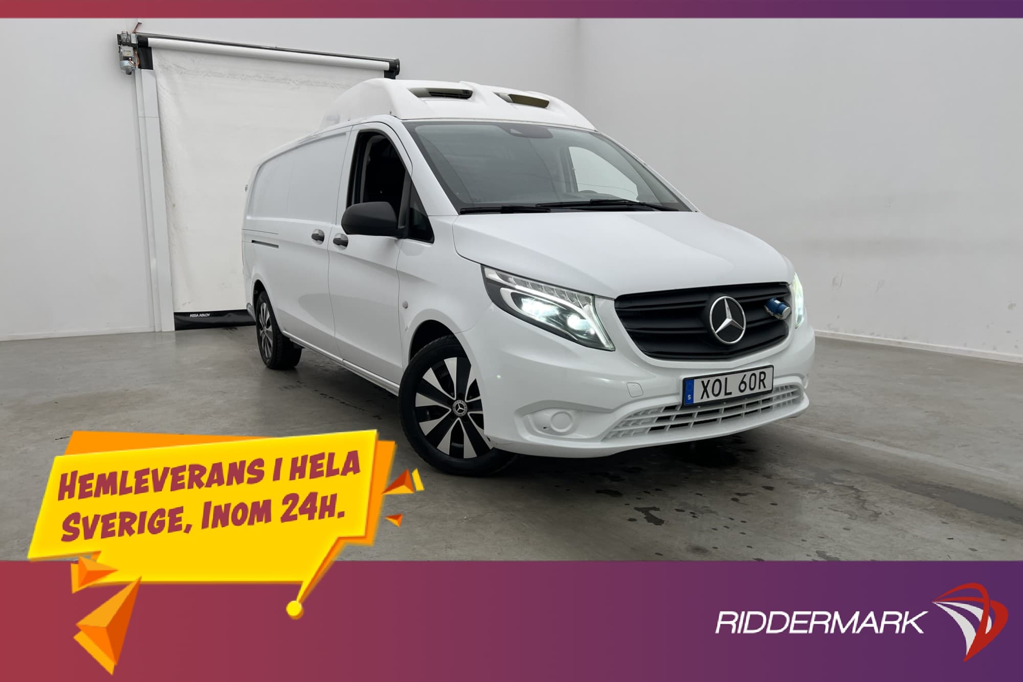 Mercedes-Benz Vito 116 X-Lång Frys/Kyl Nattkyla CARPLAY MOMS