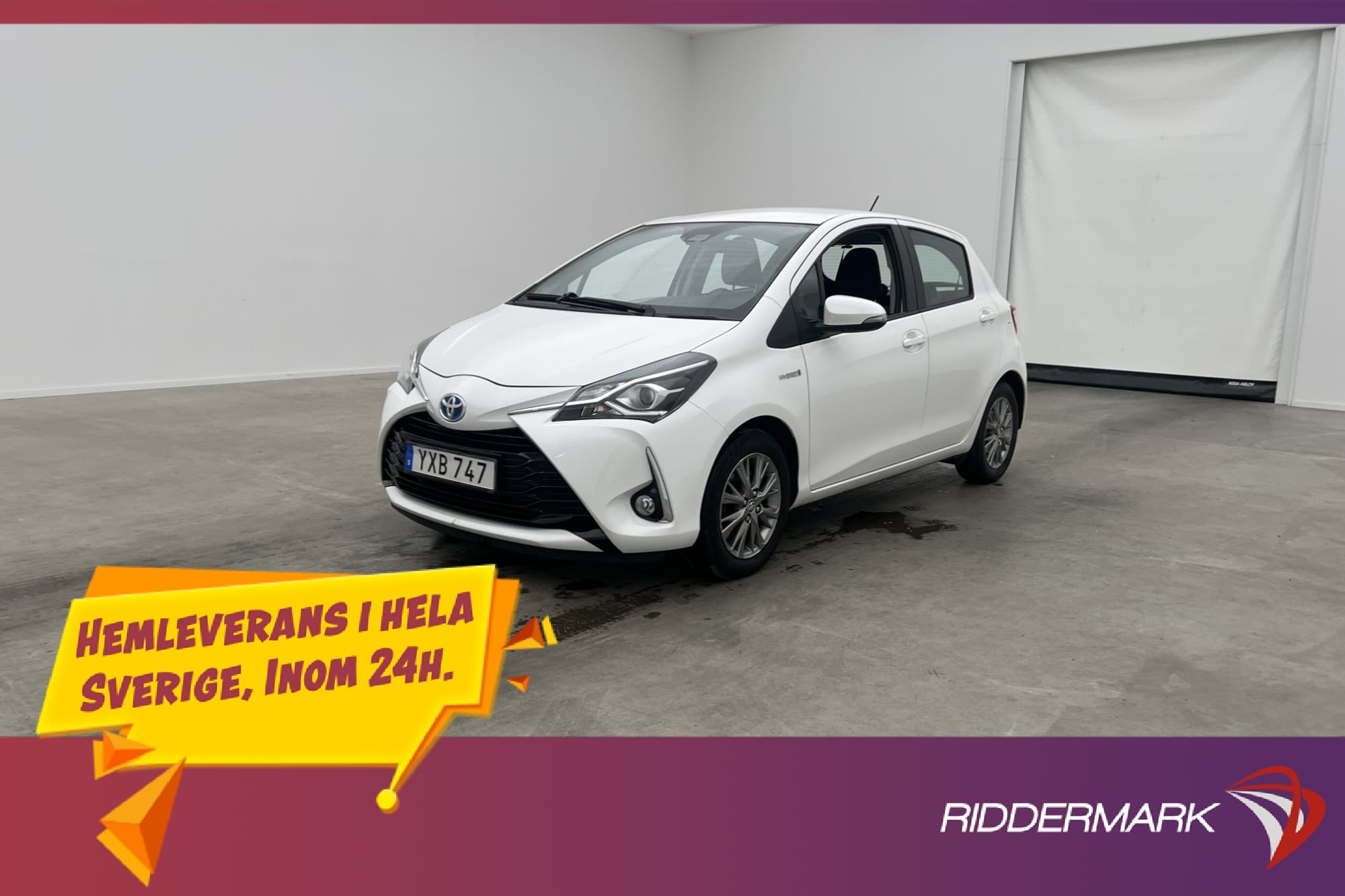 Toyota Yaris Hybrid e-CVT 101hk Active Kamera Farthållare 
