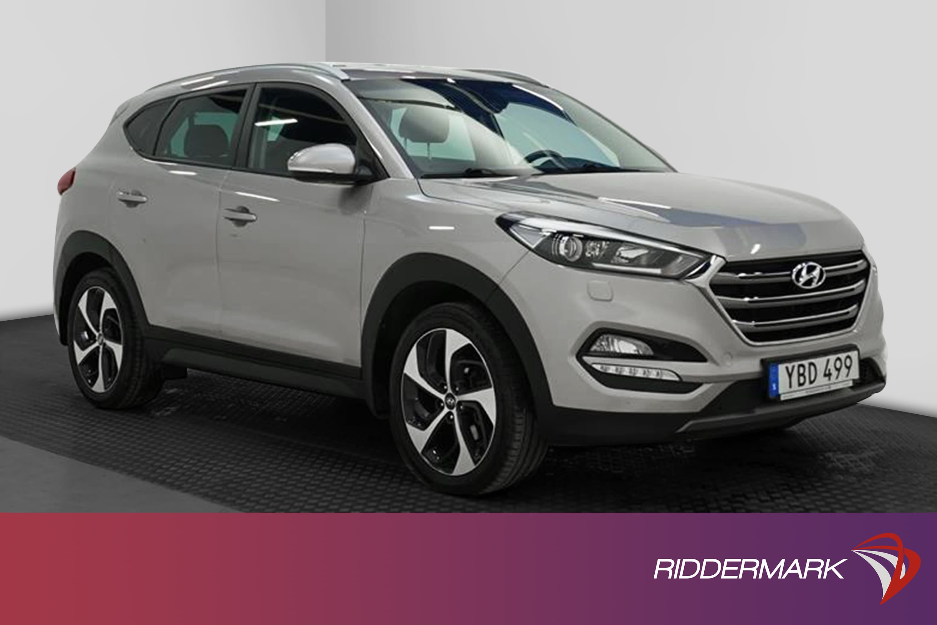 Hyundai Tucson 1.6T 4WD 177hk P-sensor Rattvärme Dragexteriör